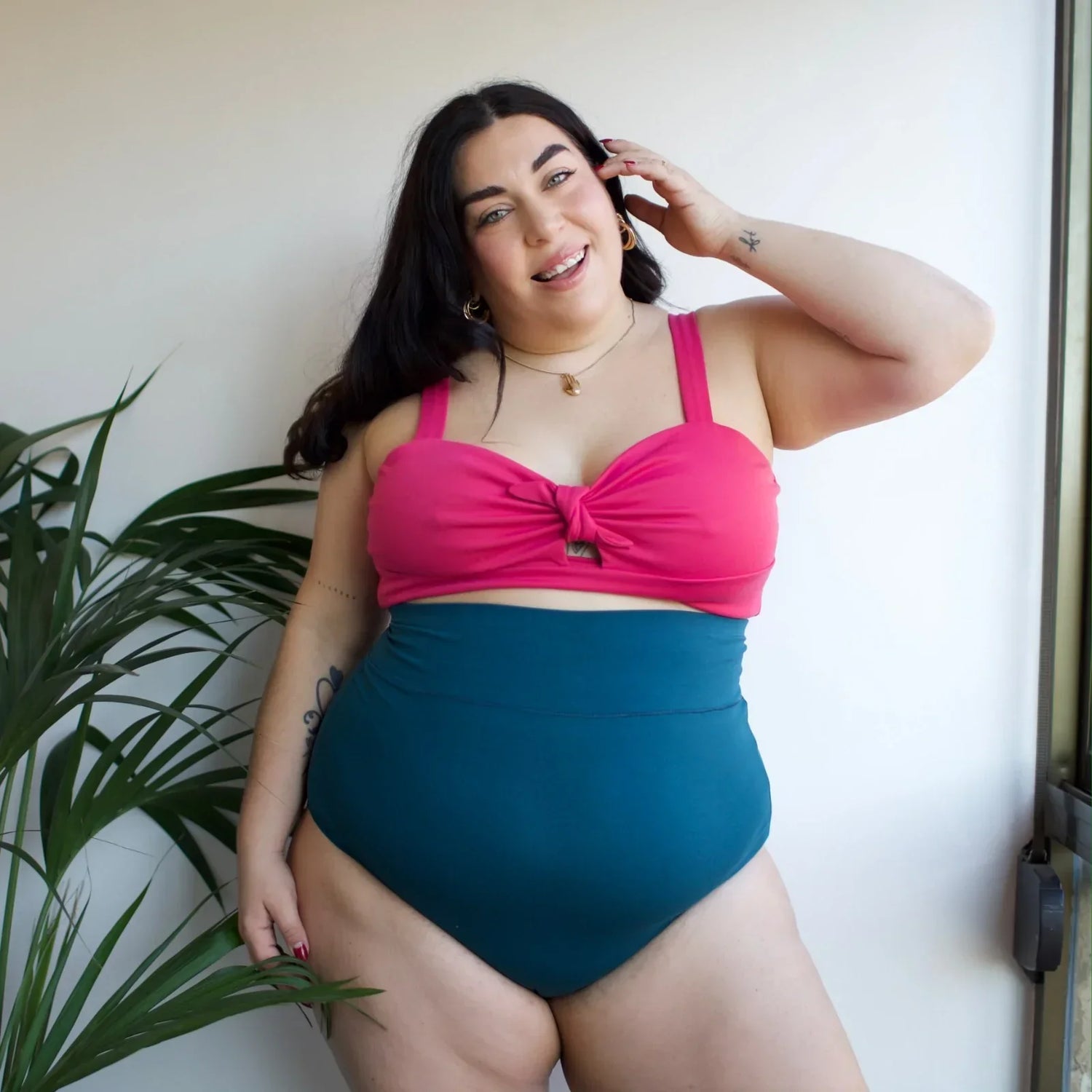 Bio-Baumwolle Super hochtailliert Slips - Aurora