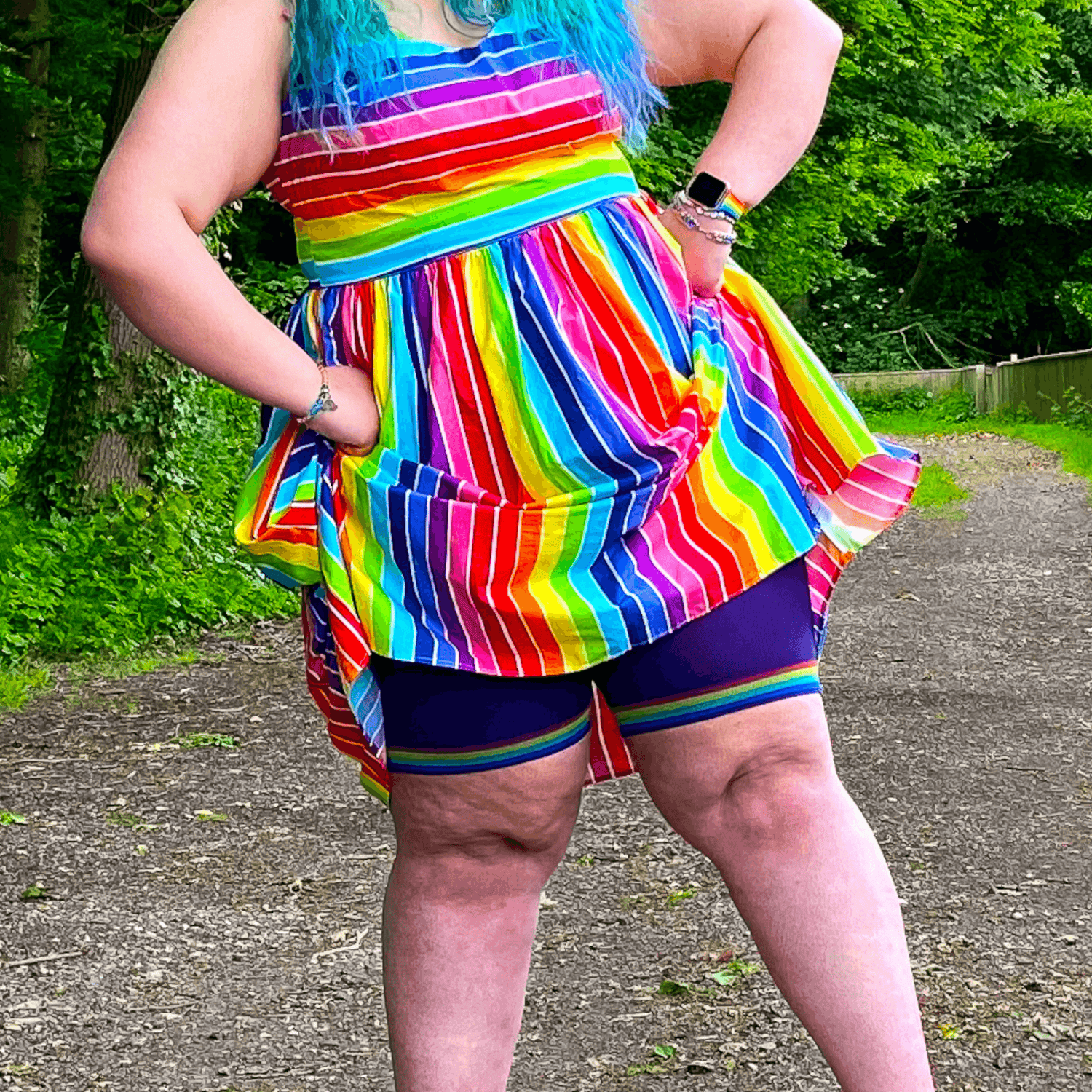 Spodenki Stay Cool Chub Rub - Pride - Human Nature