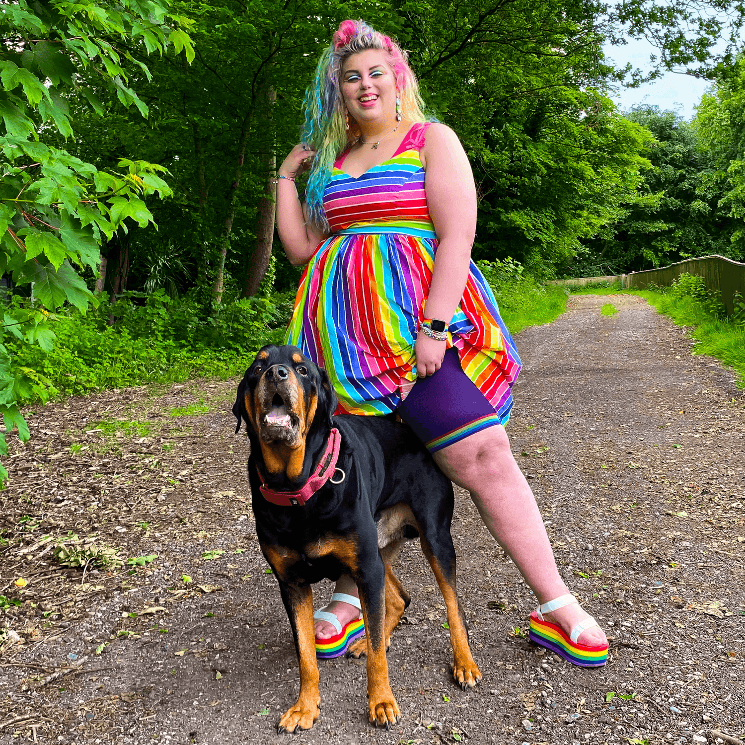 Spodenki Stay Cool Chub Rub - Pride - Human Nature