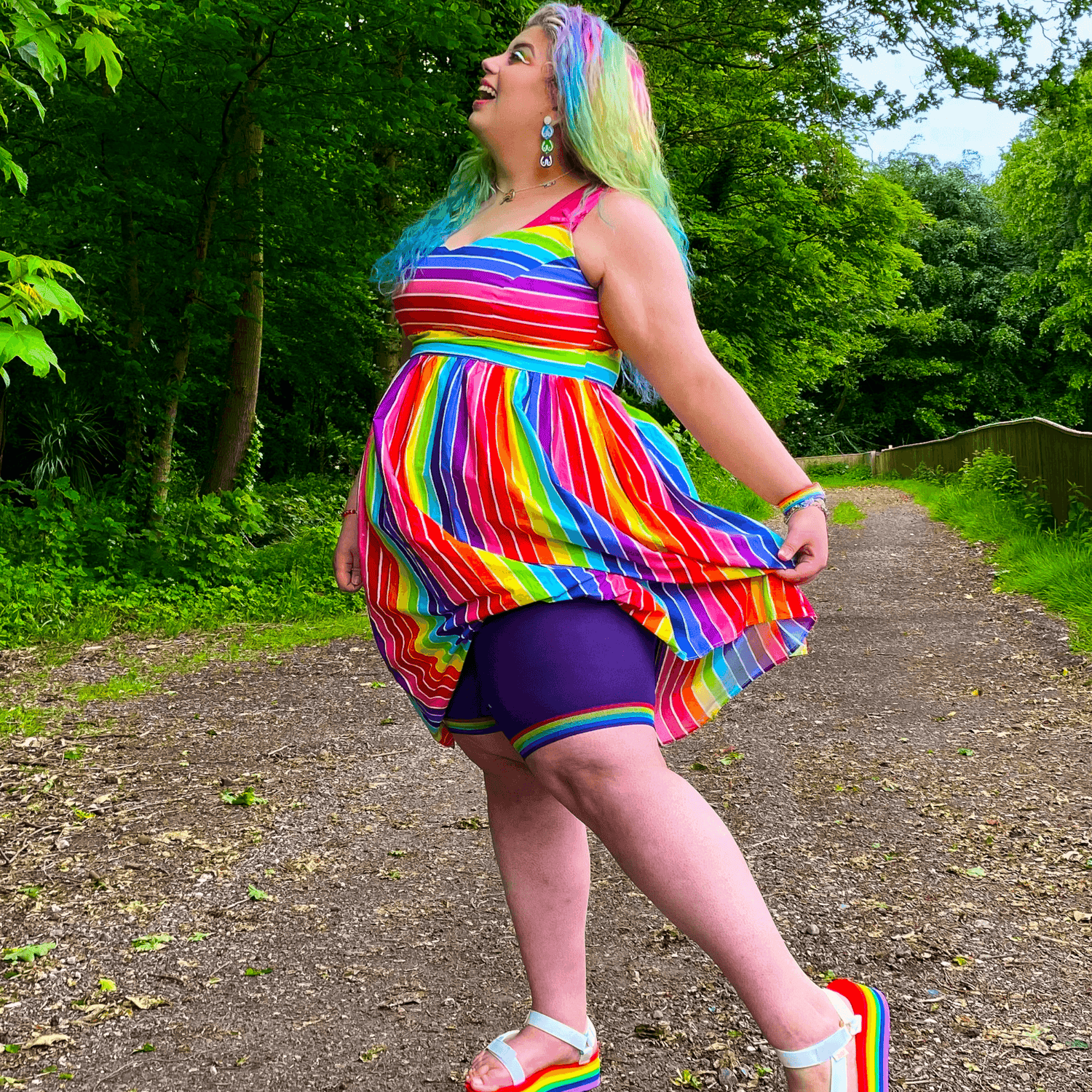 Spodenki Stay Cool Chub Rub - Pride - Human Nature