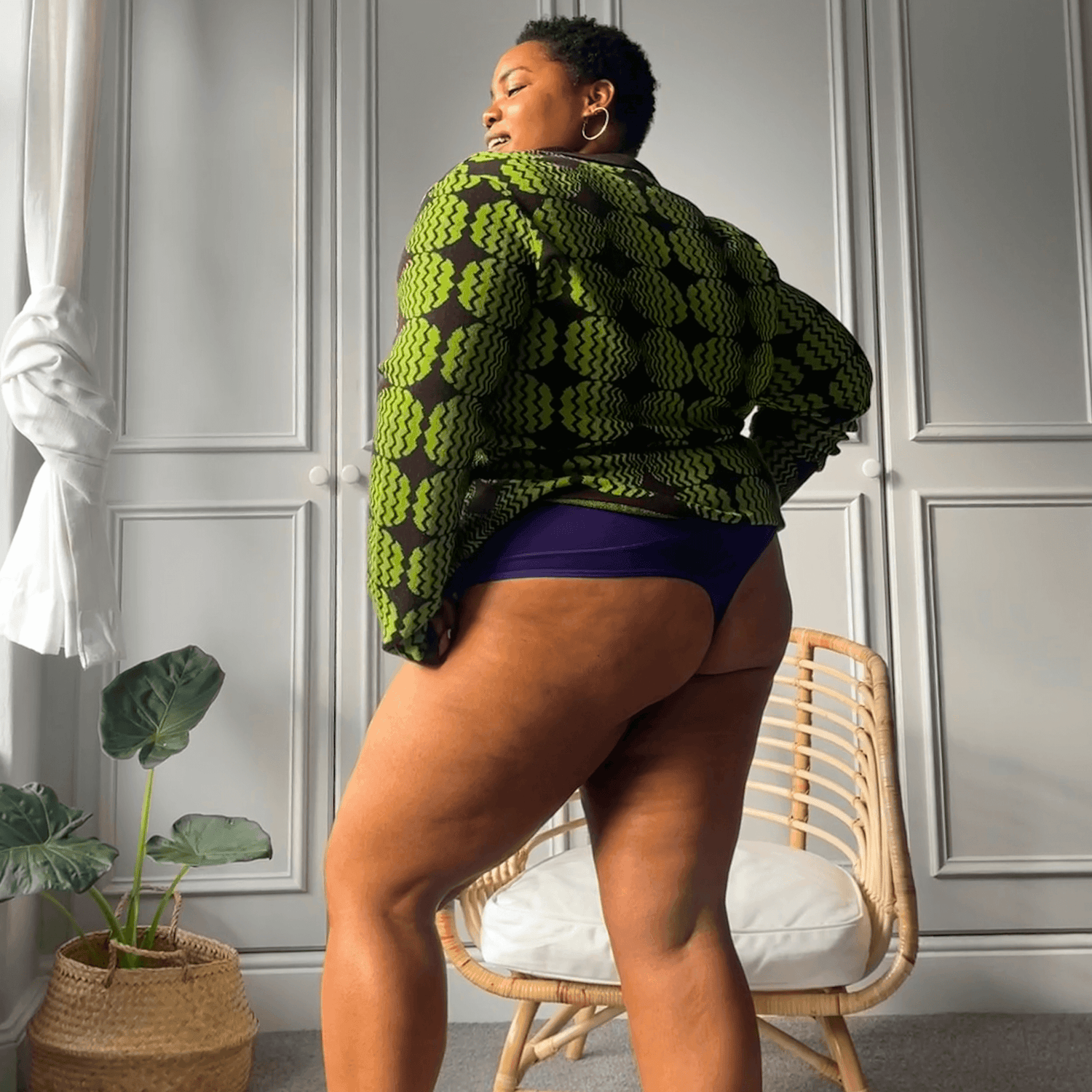 Bio-Baumwolle Tanga - Suffragette Purple