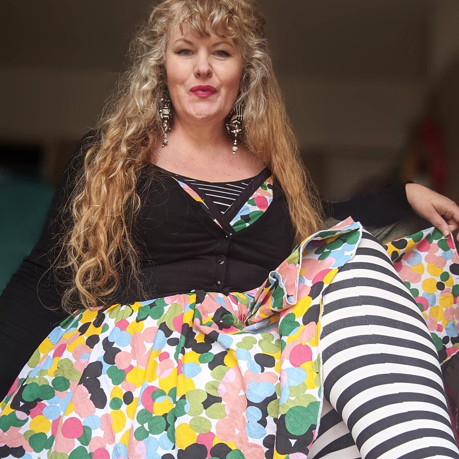 Ringelstrumpfhosen - Witch