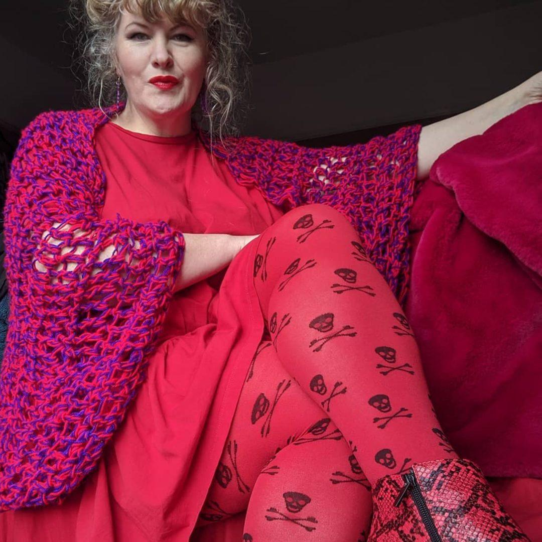 Skullz Strumpfhosen - Poison Apple