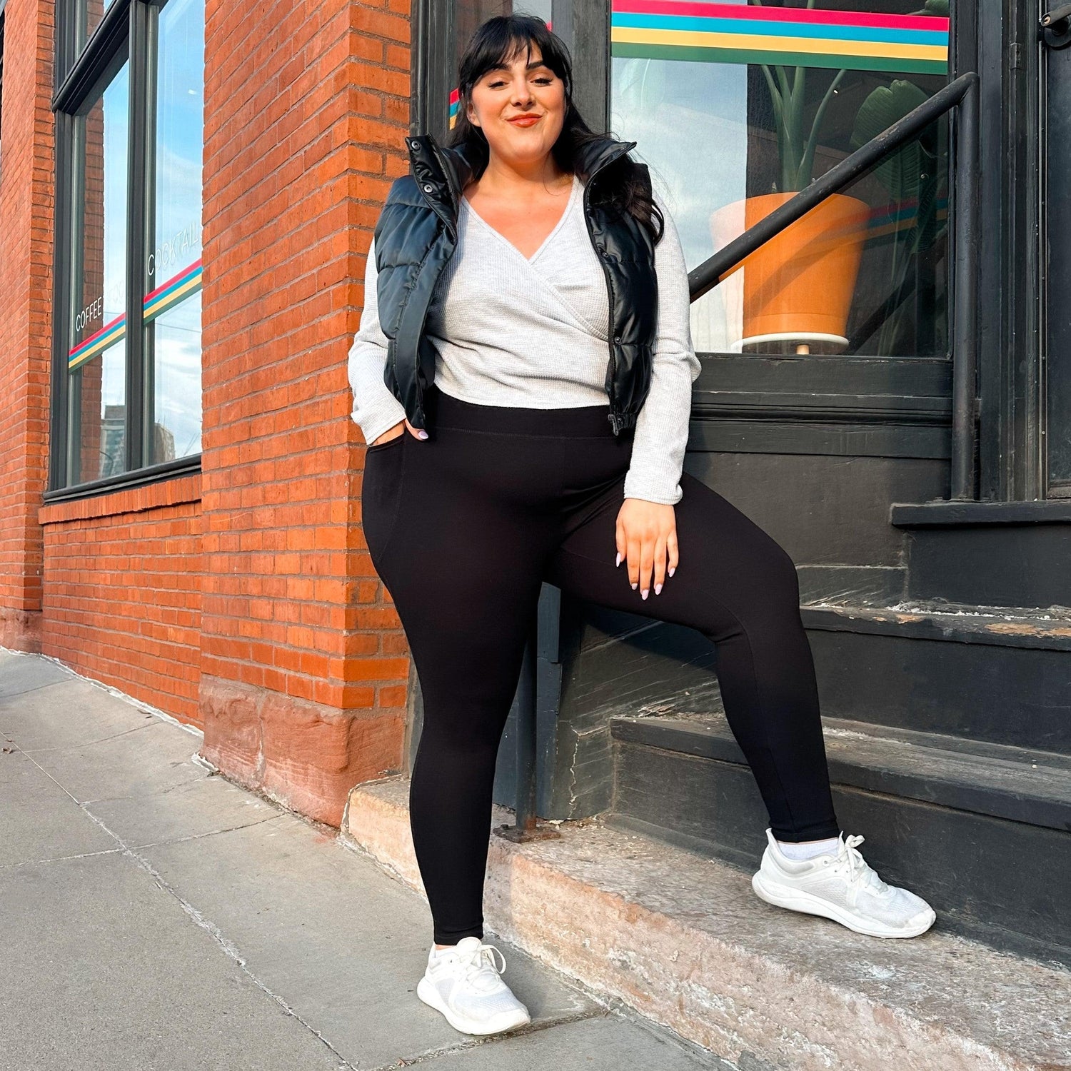 Squat-Proof Leggings V2 – Schwarz (Lang) – 3er-Pack