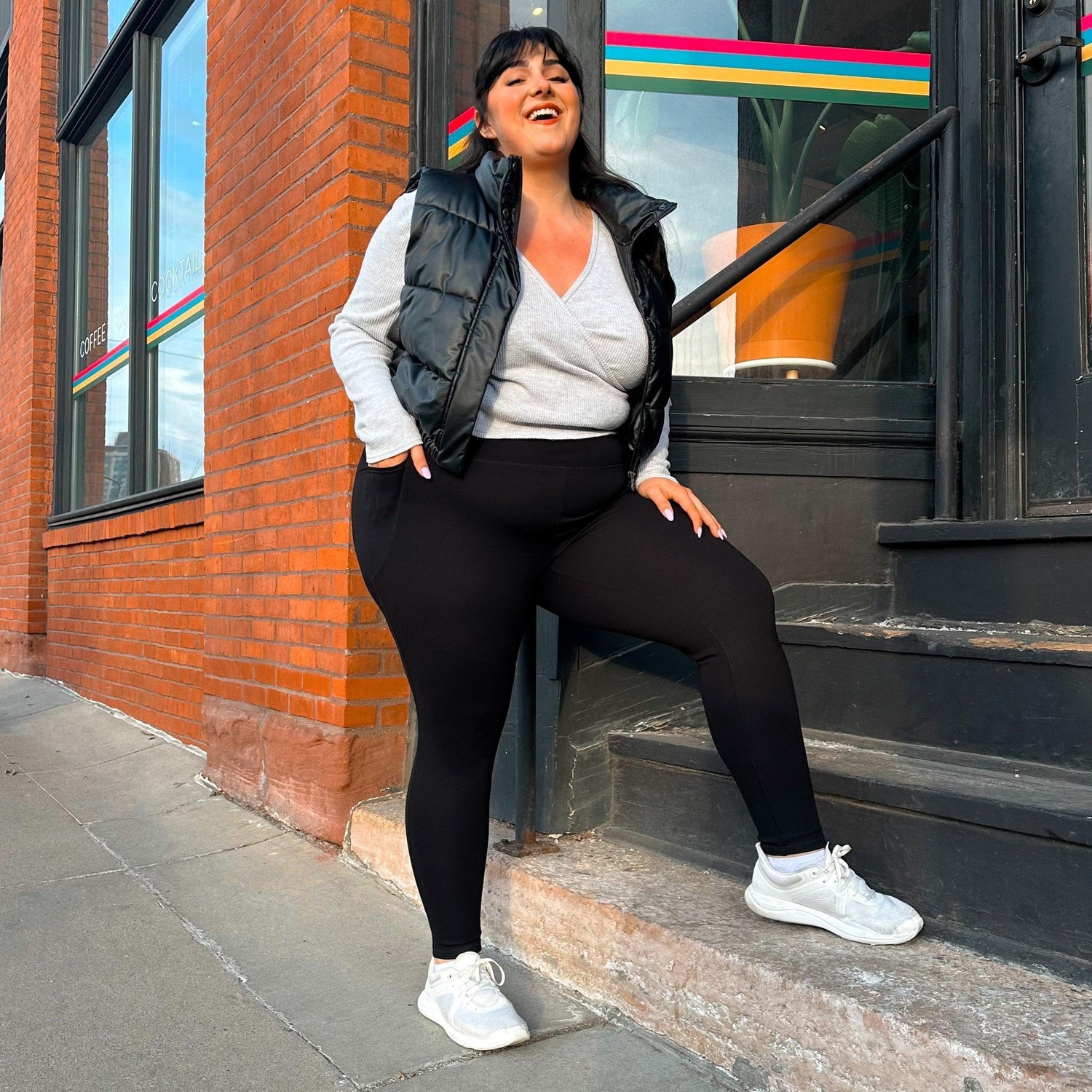 Squat-Proof Leggings V2 – Schwarz (Lang) – 3er-Pack