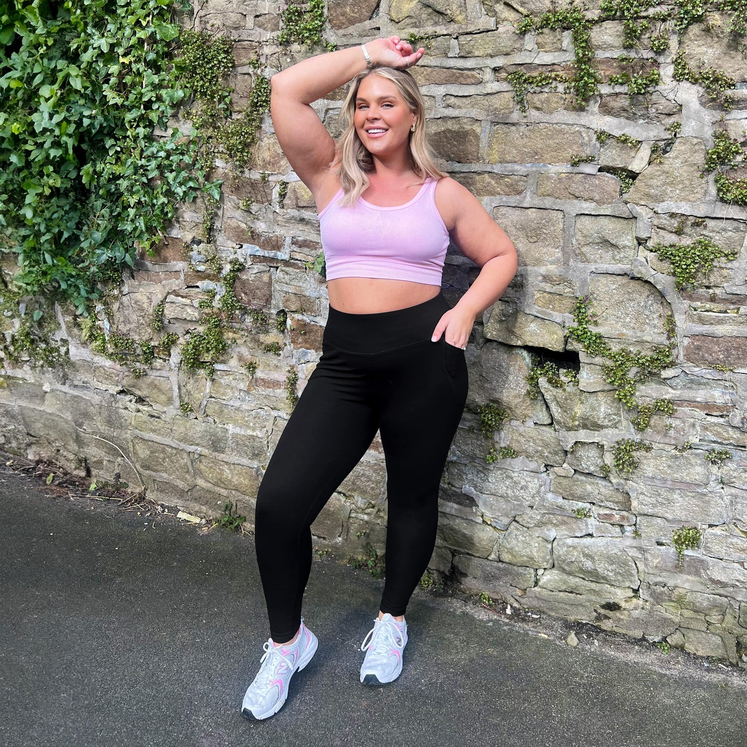 Squat-Proof Leggings V2 – Schwarz (Lang) – 3er-Pack