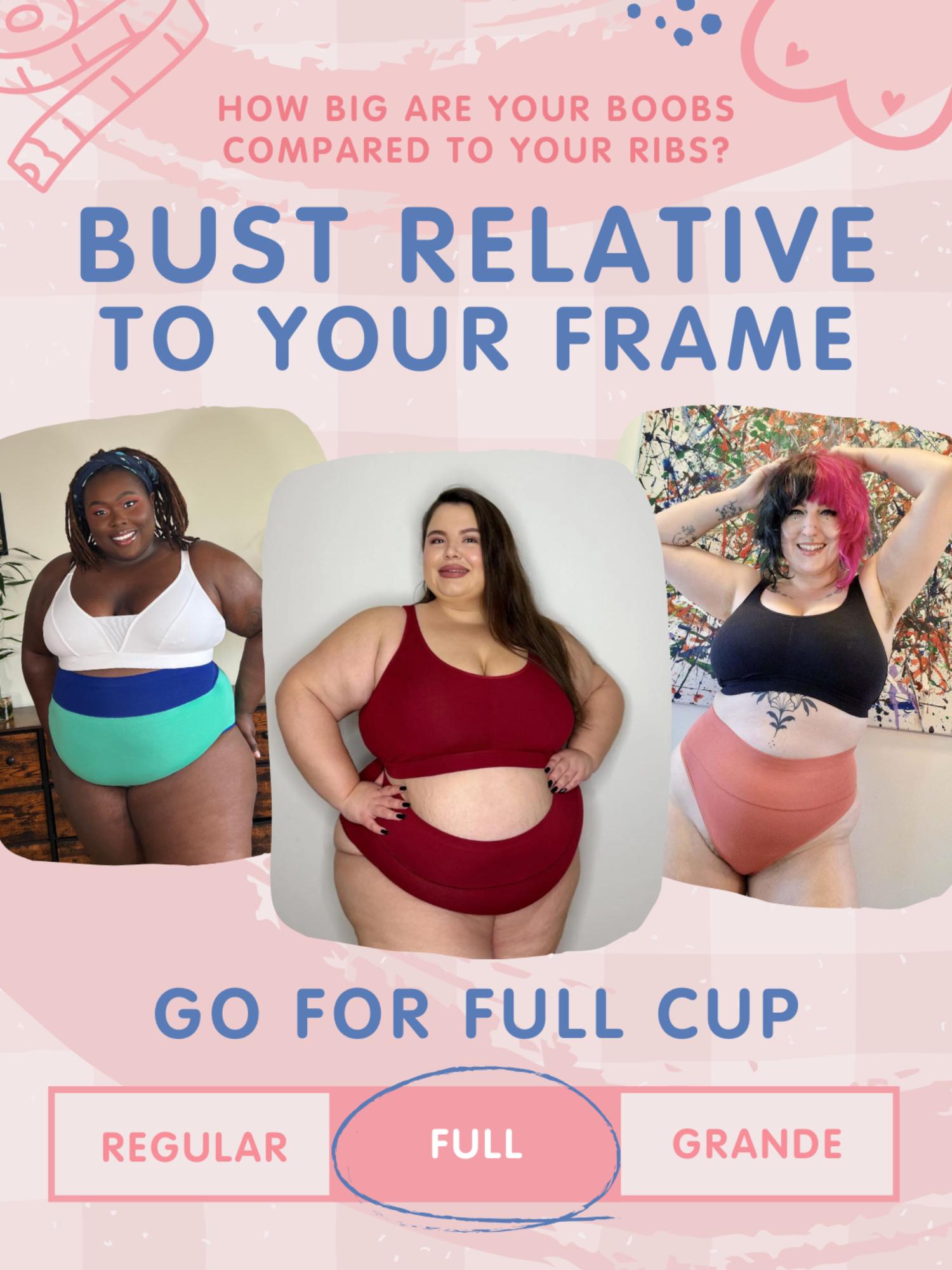 Biustonosz z bawełny organicznej - Denim