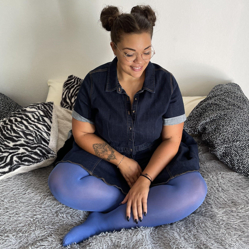 Tights - 80 Denier Strumpfhosen - True Blue