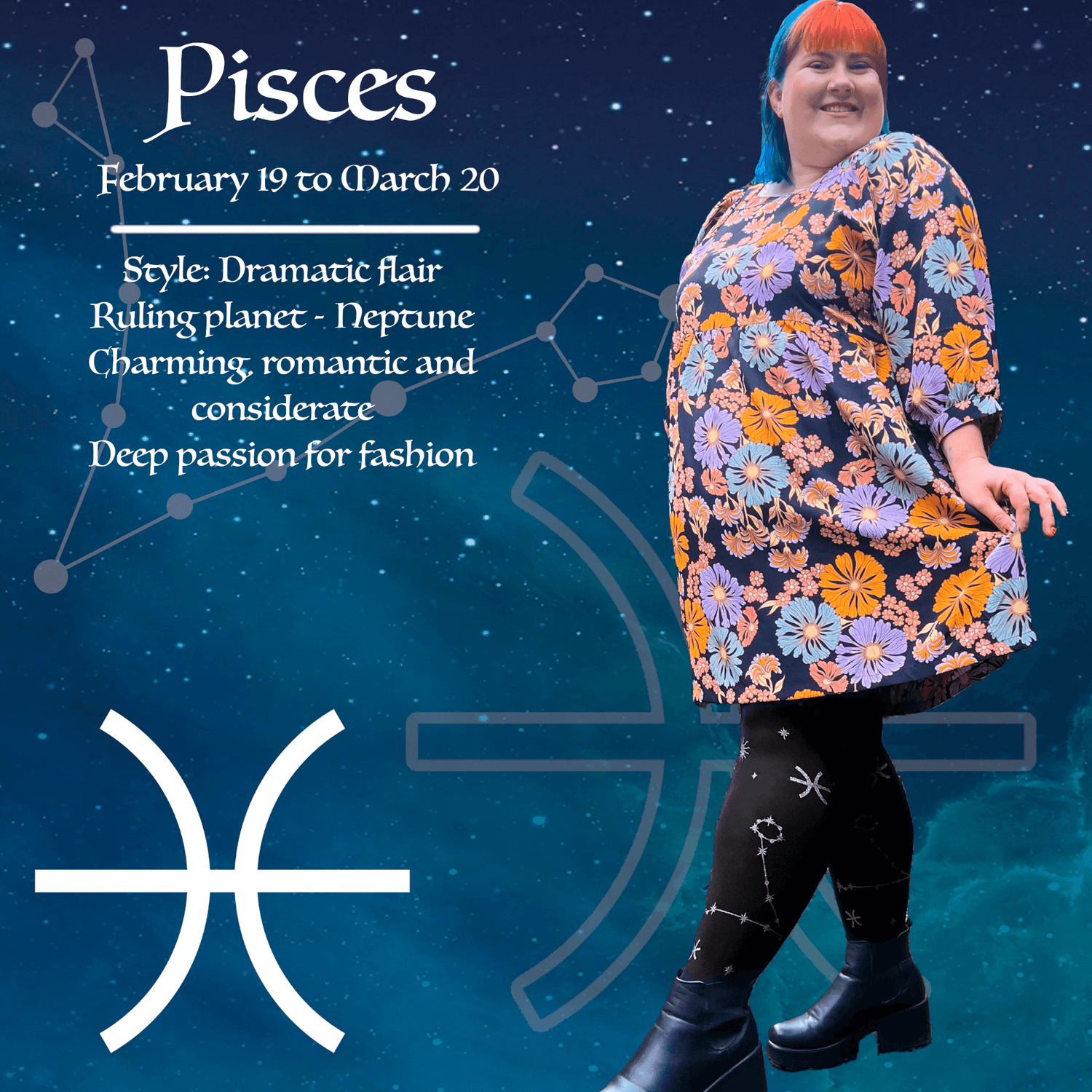 Zodiac Strumpfhosen - Pisces