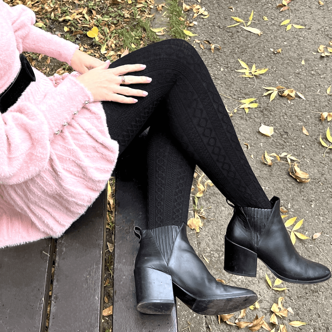 Dicke Wollstrumpfhose Damen