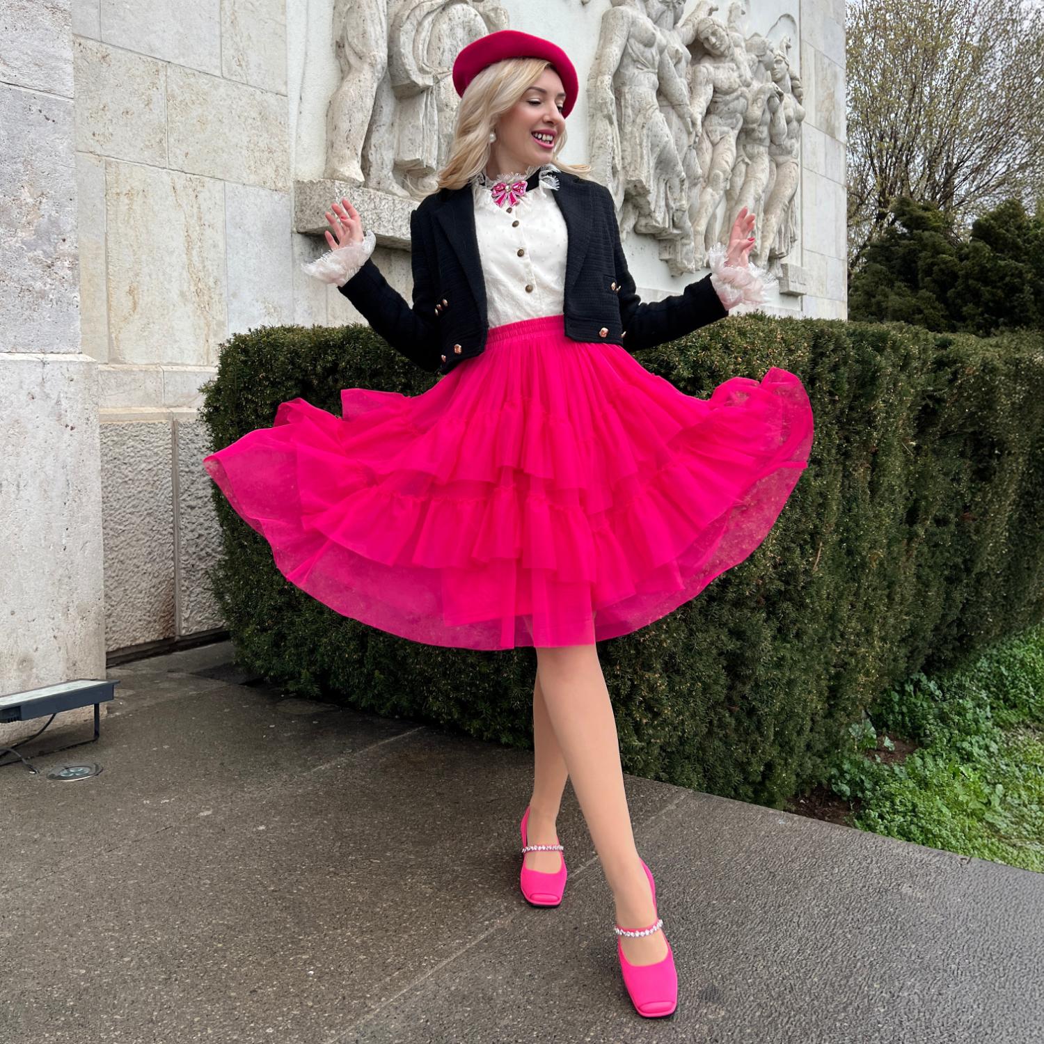 Mesh-Rock - Granatapfel