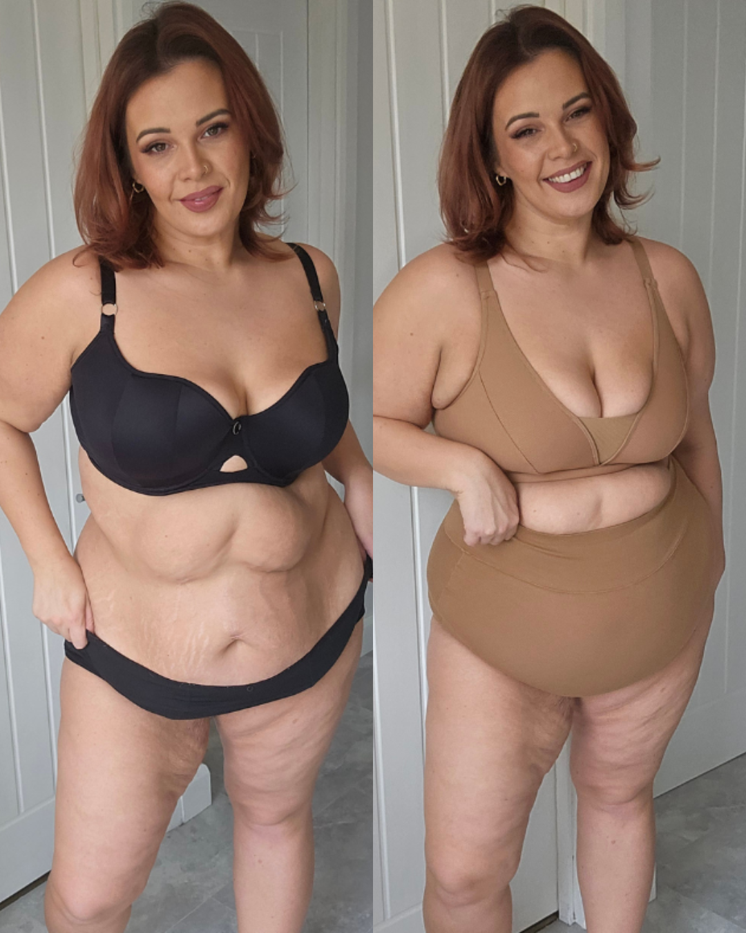 Bio-Baumwolle Super hochtailliert Slips - Caramel