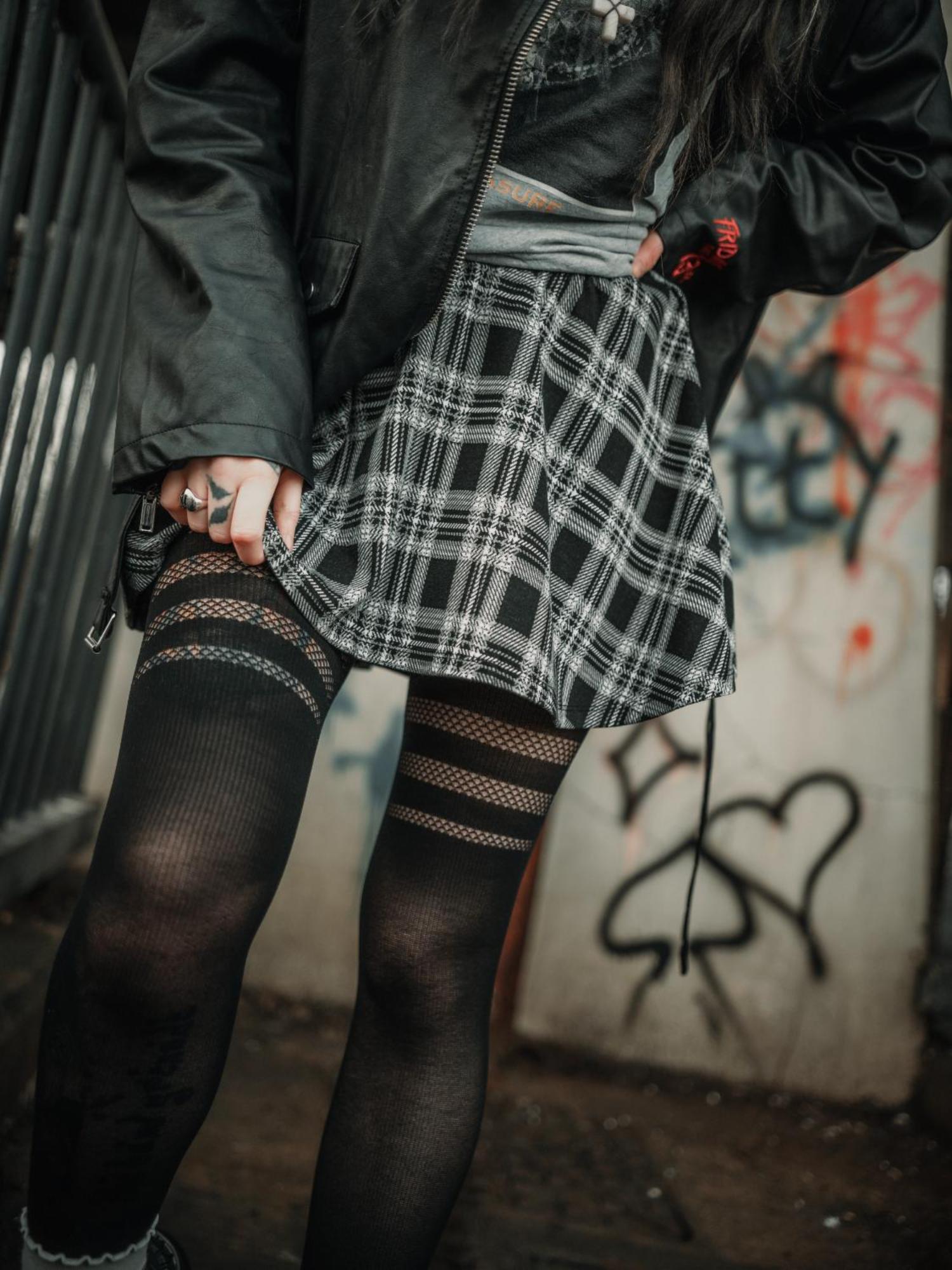 Karierter Mini-Tellerrock - Cairn