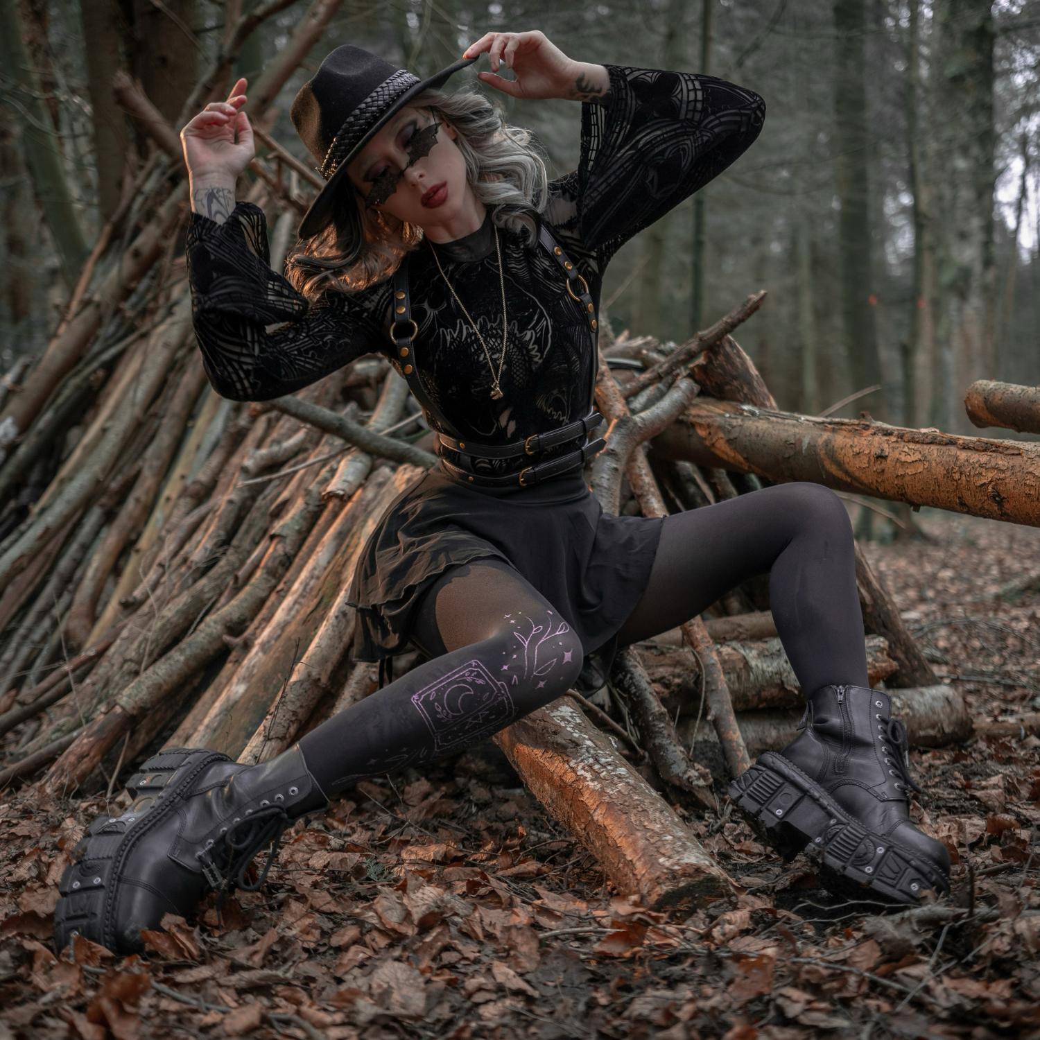 80 Den Blickdichte Strumpfhose - Tarot