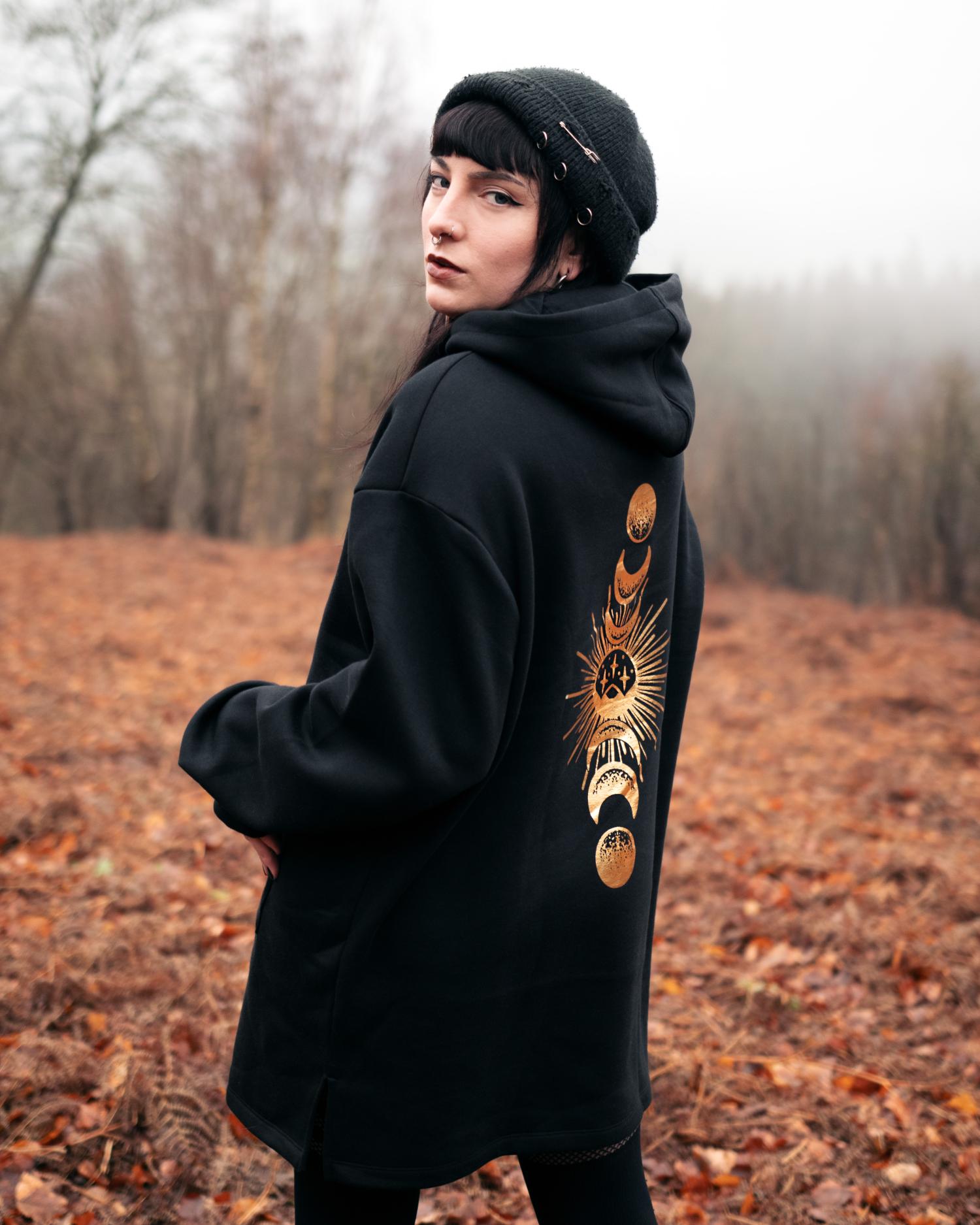 Bluza z kapturem ACOTAR z bawełny organicznej - High Lady