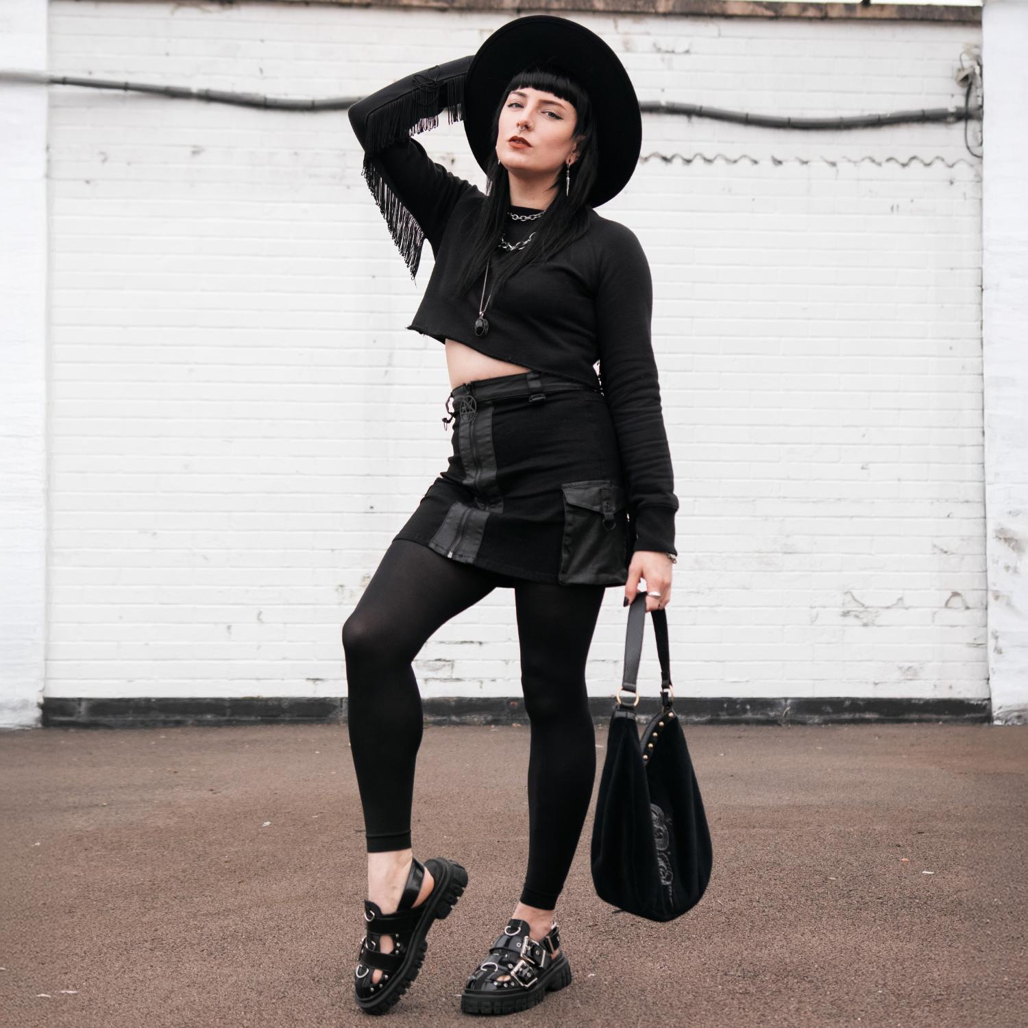 Stay Cool Fußlose Strumpfhosen - Schwarz