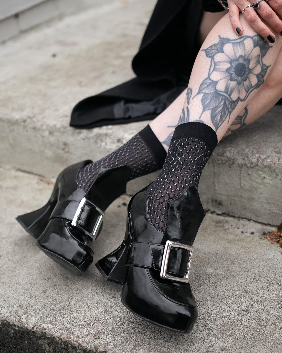 Blackadder Knöchelsocken - Silber