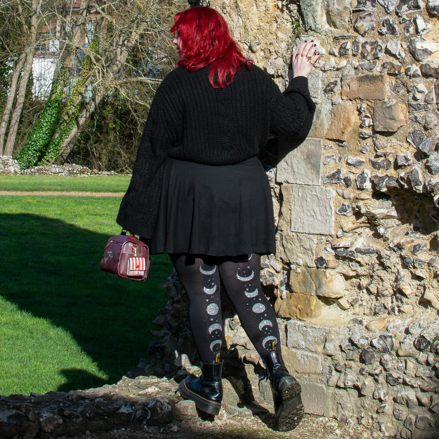 80 Den Blickdichte Strumpfhose - Moon Phases