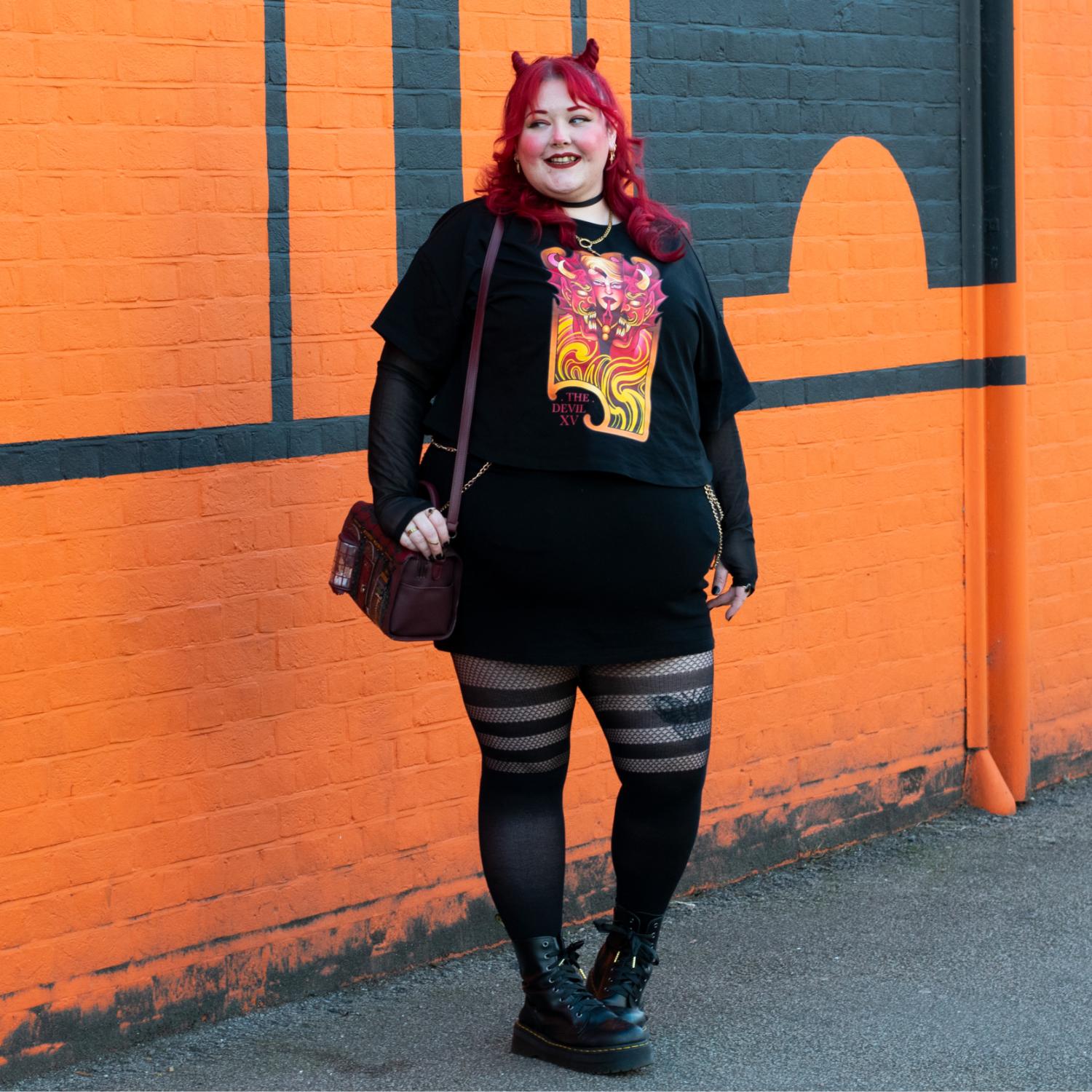 Major Arcana Boxy Tee - XV Der Teufel