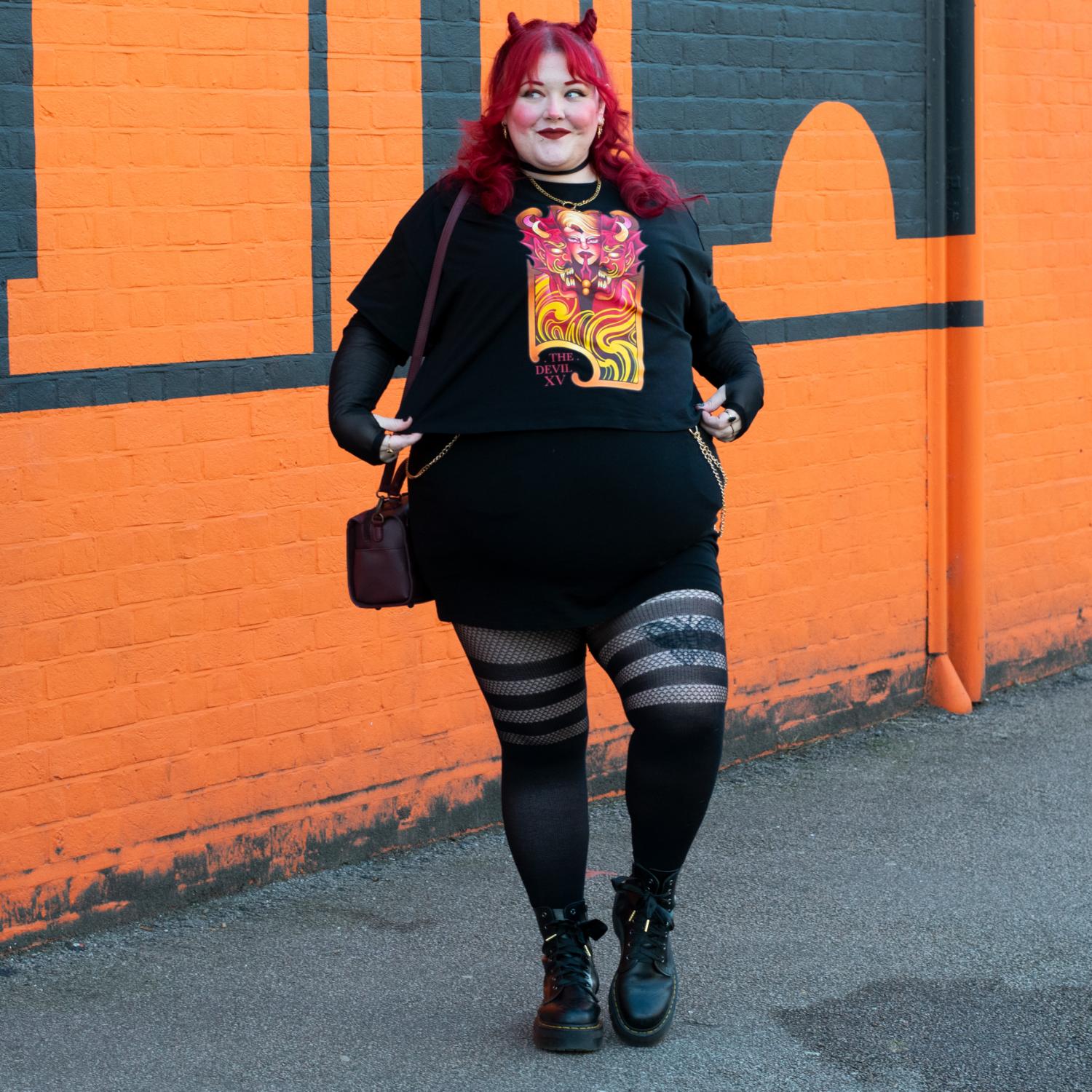 Major Arcana Boxy Tee - XV Der Teufel