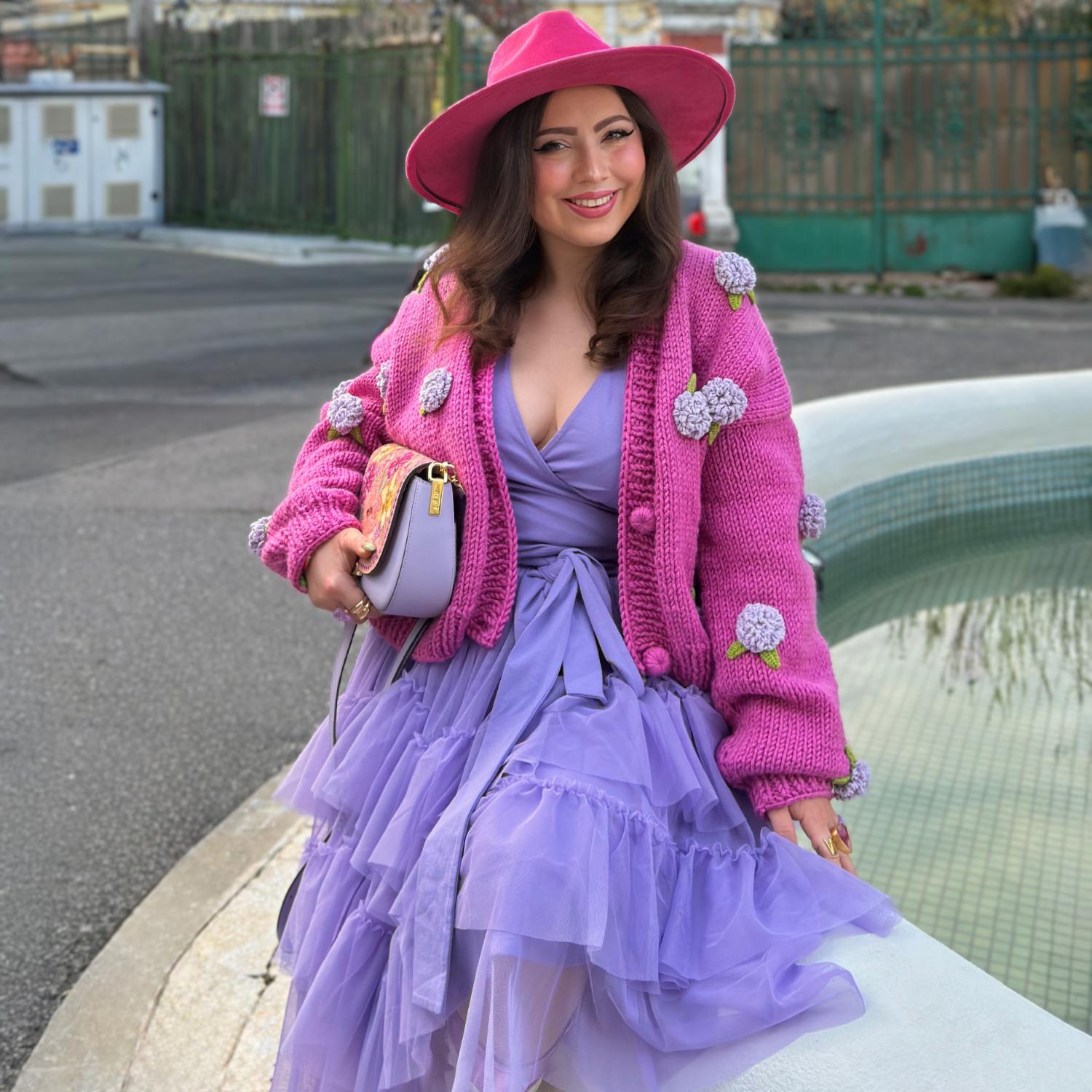 Mesh-Rock - Lavendelfelder