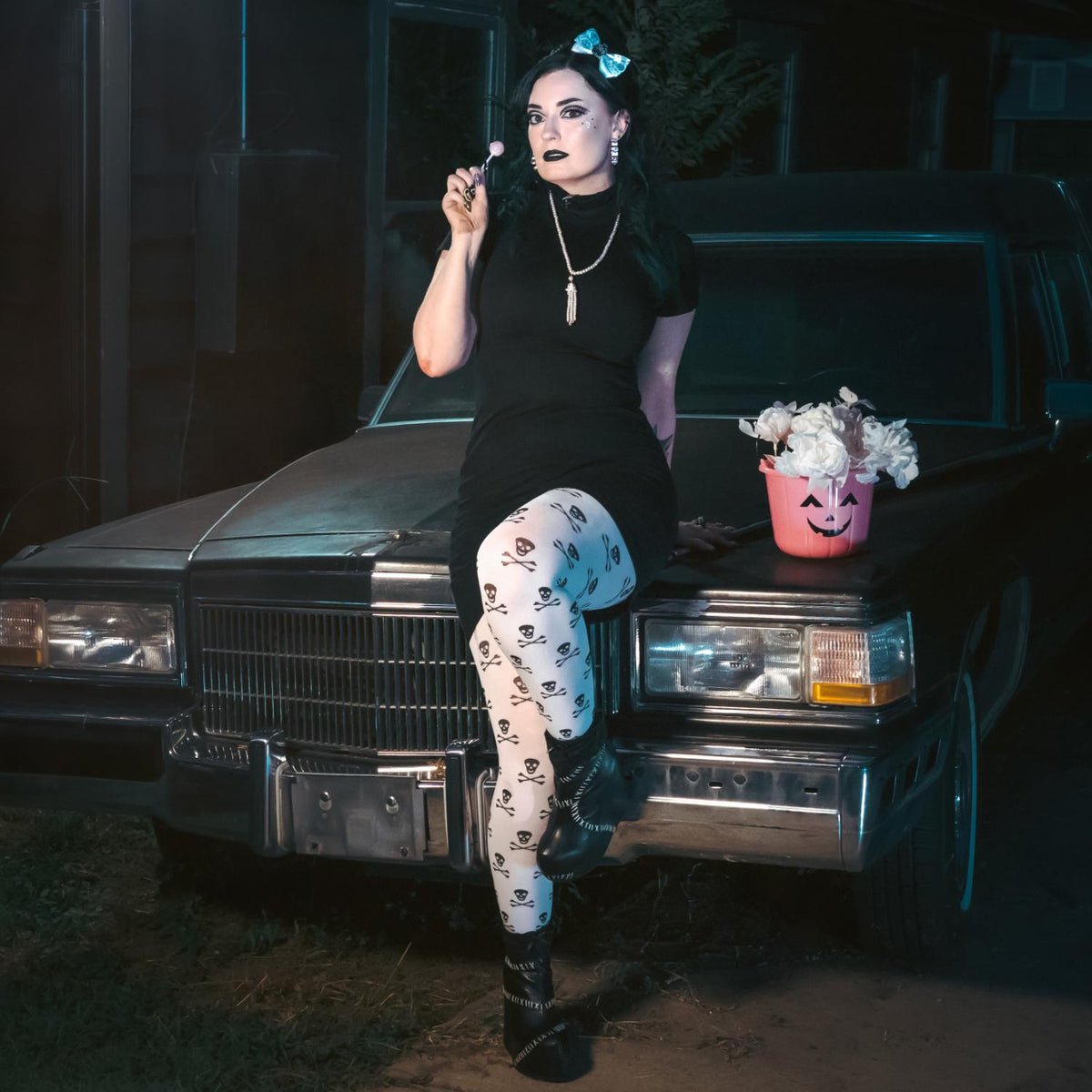 Skullz Tights - Snövit