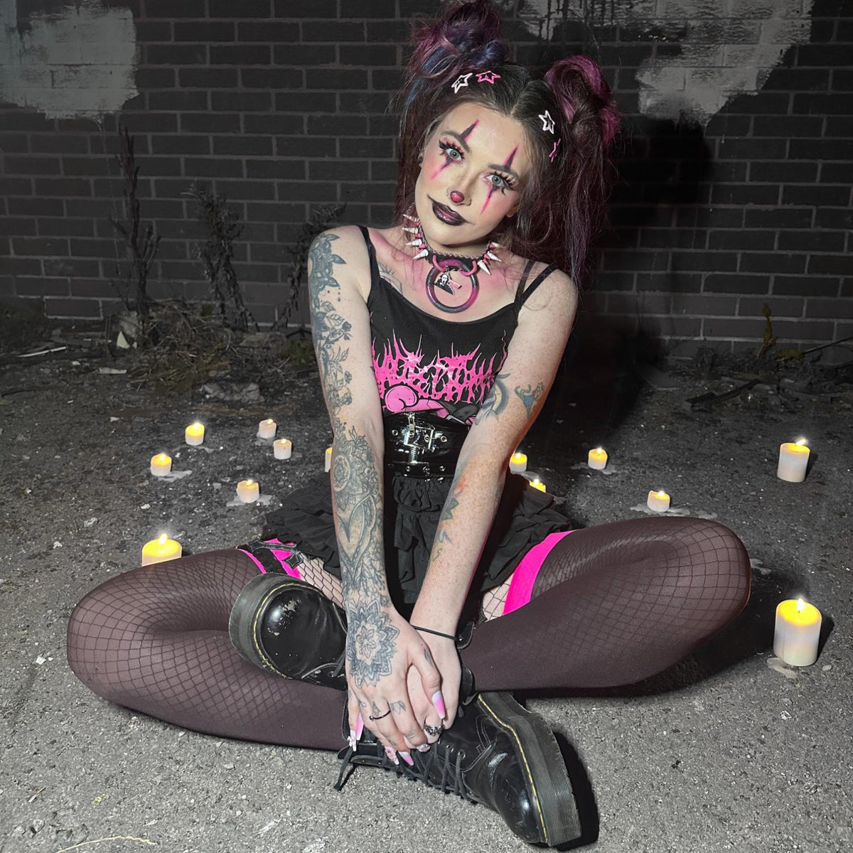 Neon-Strumpfhose in Strumpf-Optik – Totally Bitchin