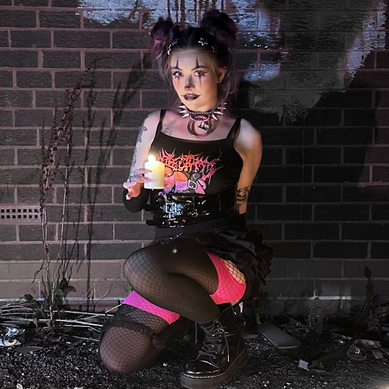 Neon-Strumpfhose in Strumpf-Optik – Totally Bitchin