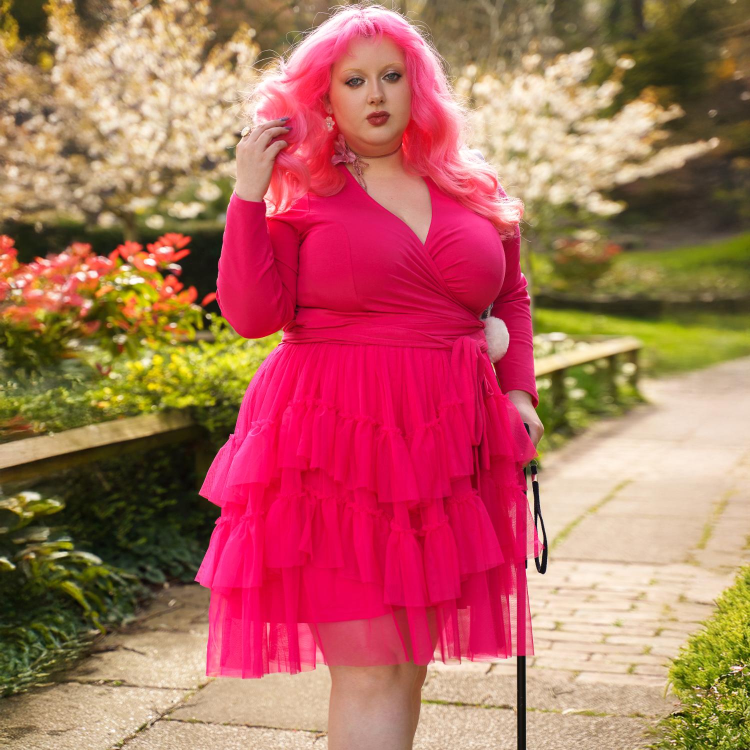 Wickeltop aus Bio-Baumwolle - Granatapfel