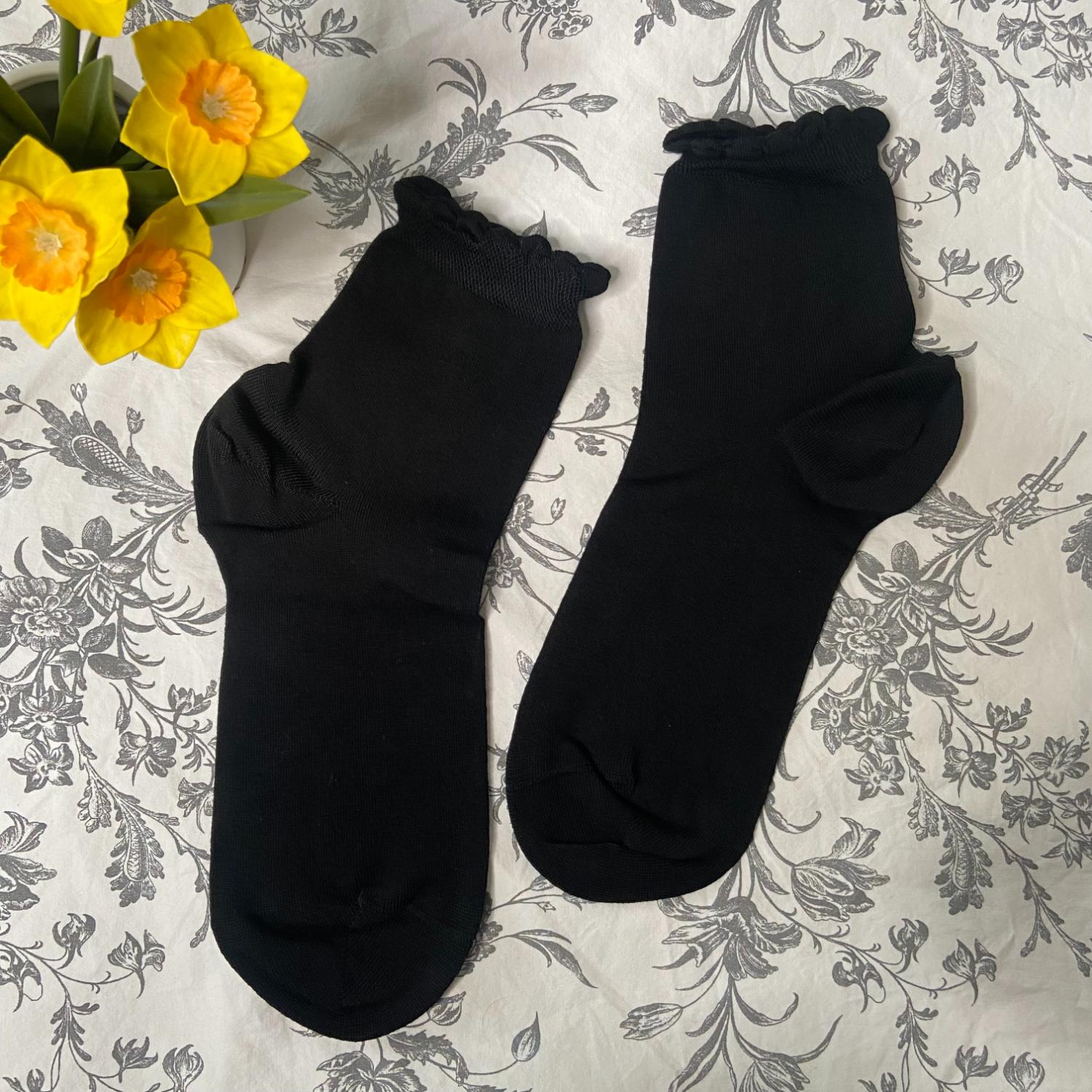 Ultimative Bambus-Knöchelsocken - Schwarz