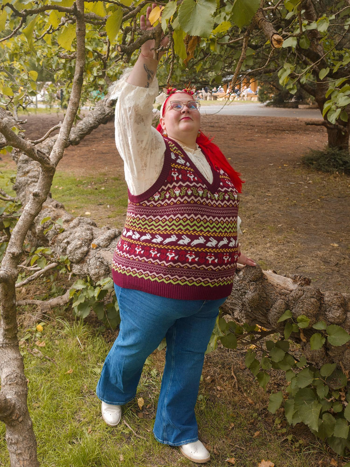 Fair Isle Pullunder – Woodland Adventure – Mehrfarbig