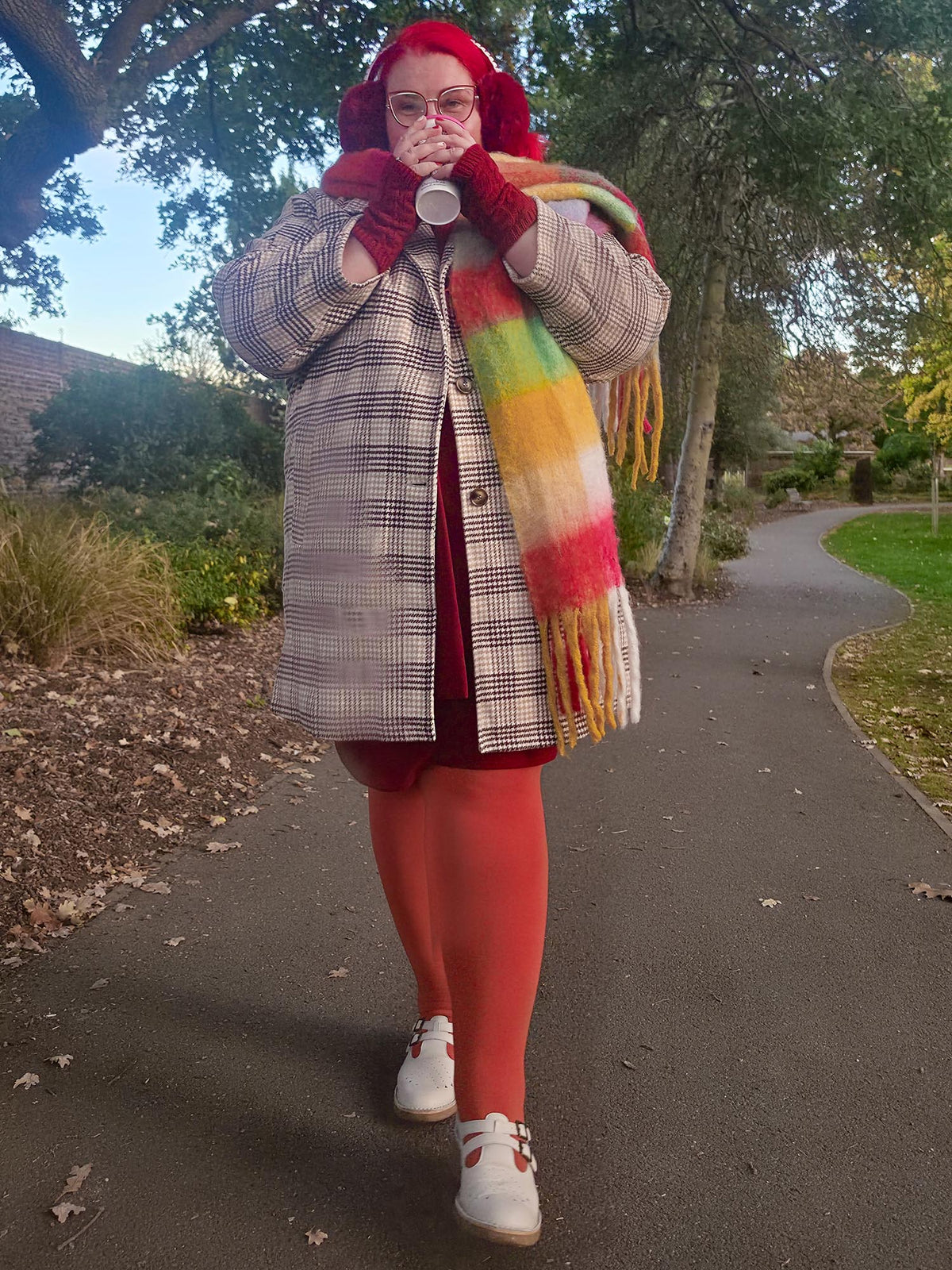 120 Denier Strumpfhosen - Pumpkin Spice