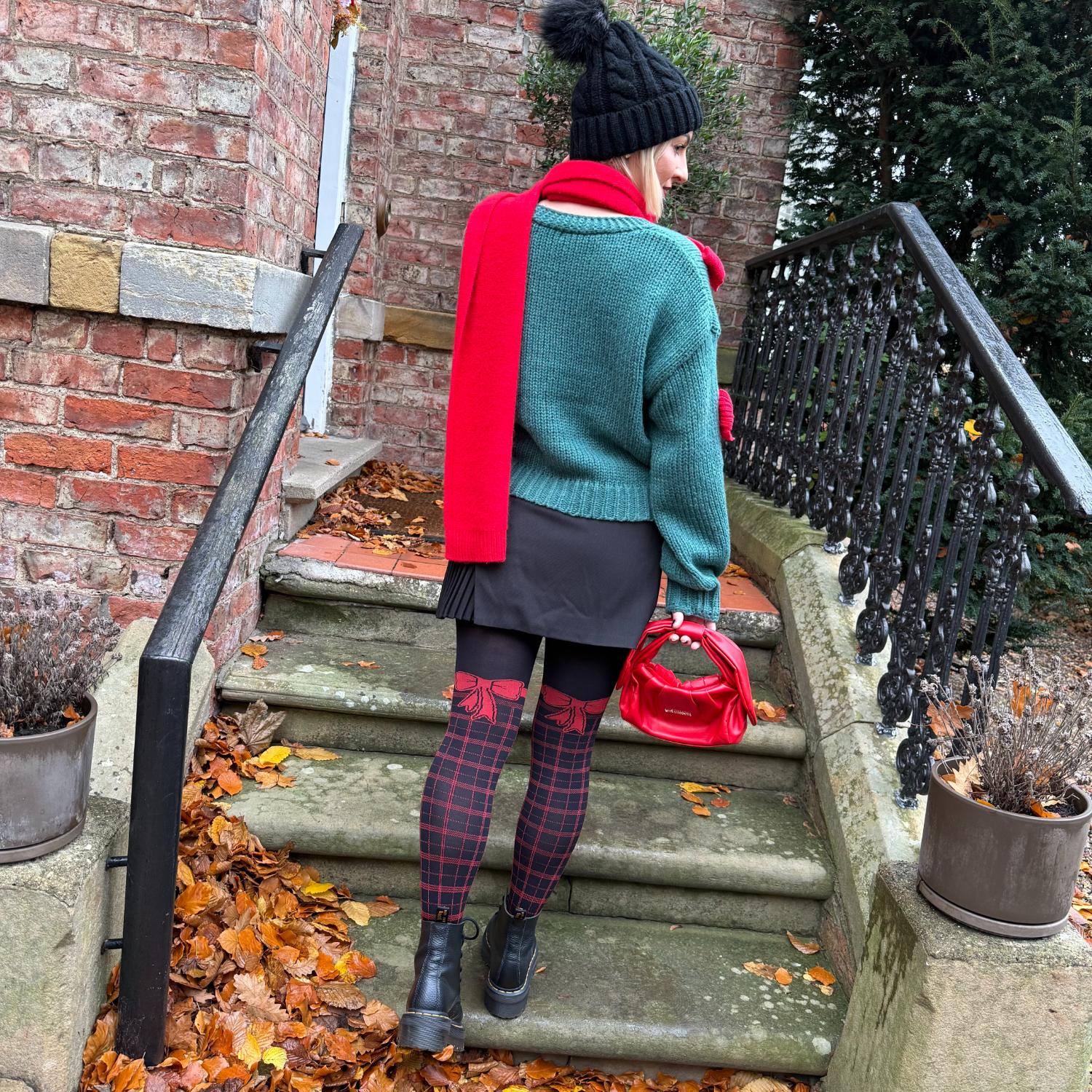 Weihnachts-Strumpfhose - Gift Wrapped