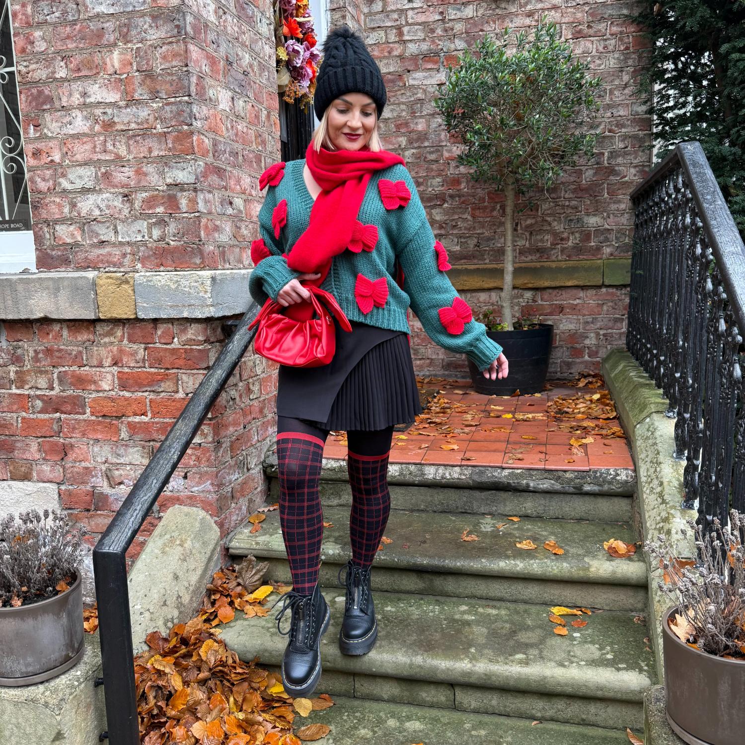 Weihnachts-Strumpfhose - Gift Wrapped