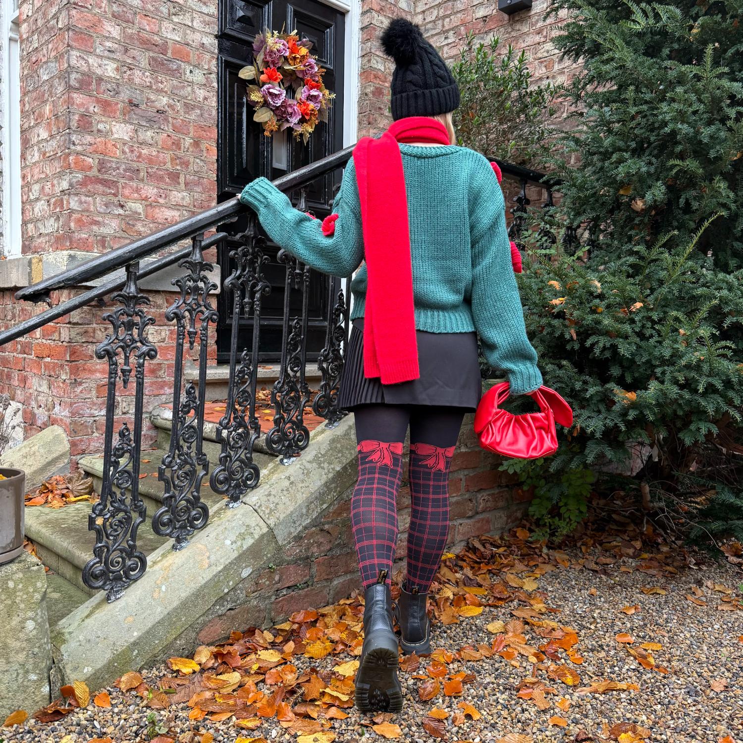 Weihnachts-Strumpfhose - Gift Wrapped