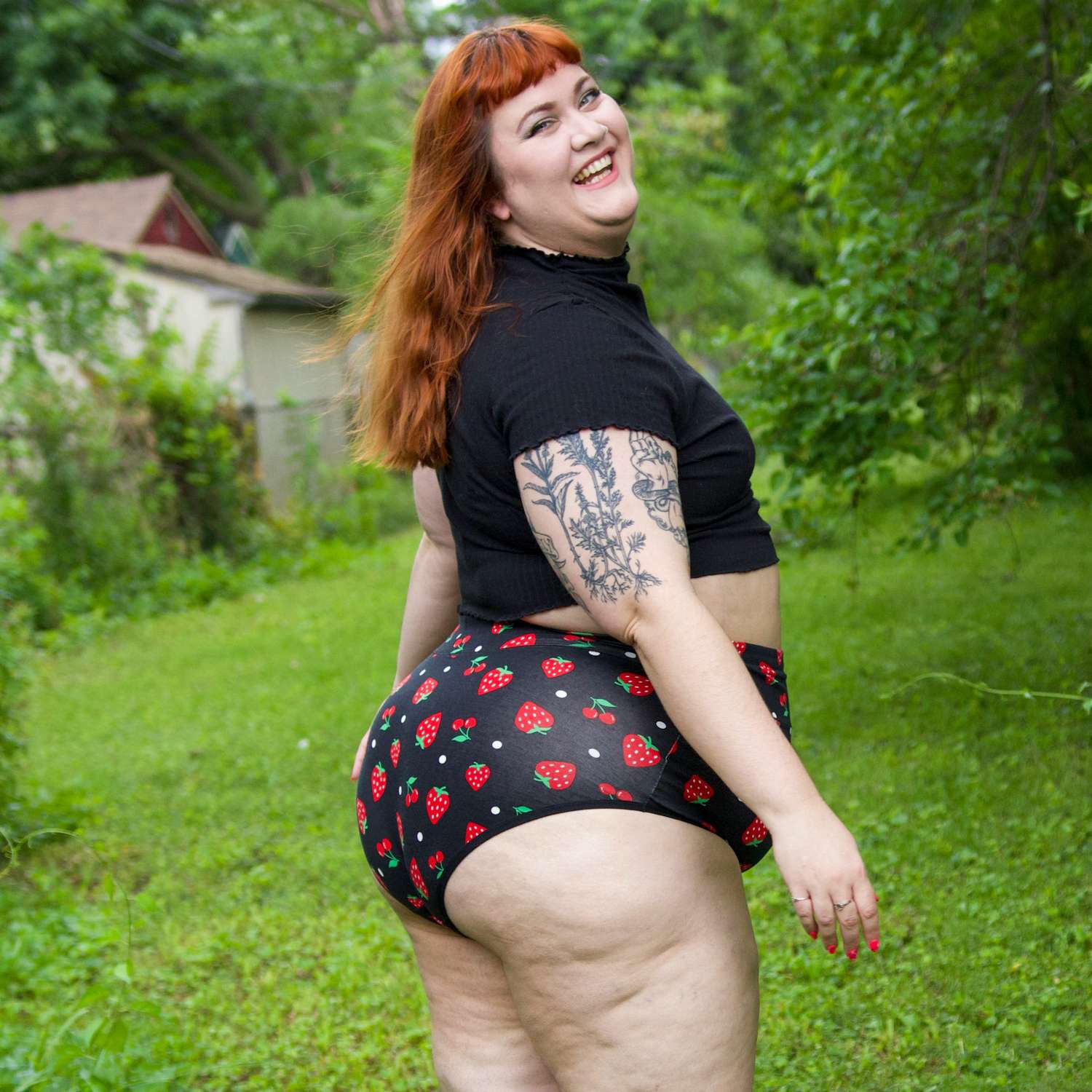 Fruity Super High Waist Slip – Schwarz
