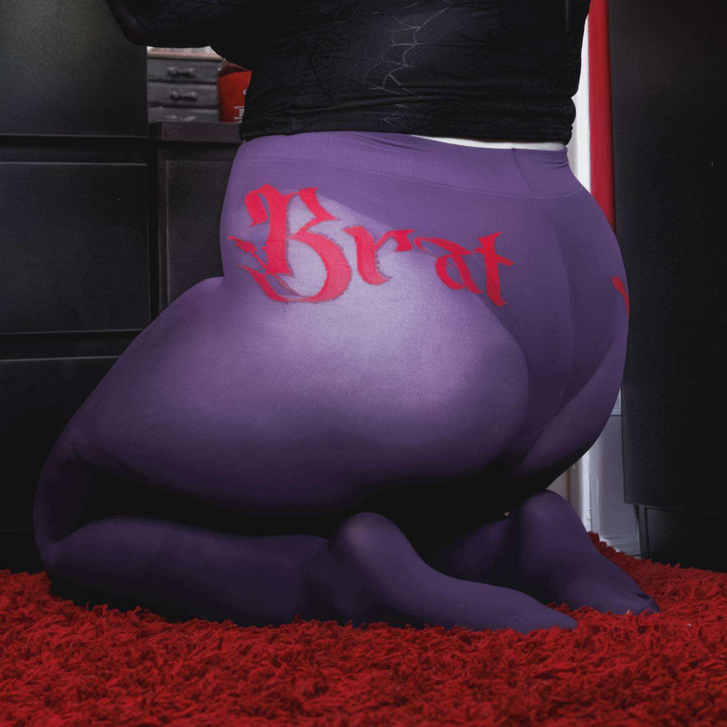 80 Den Strumpfhose – Brat – Blackberry Jam / Grau