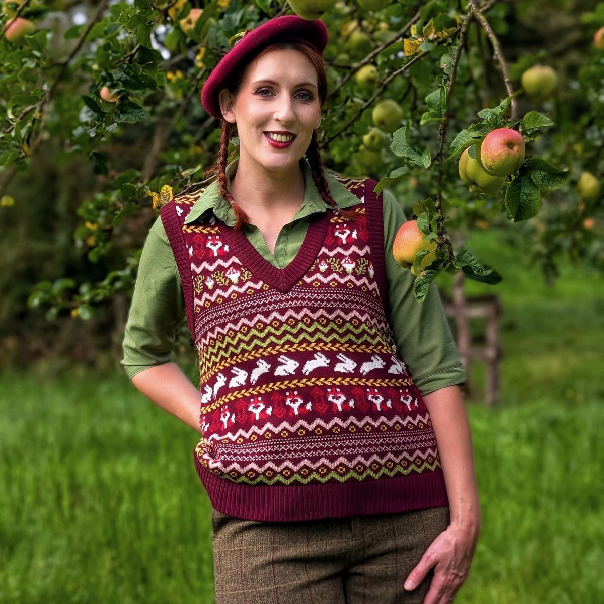 Fair Isle Pullunder – Woodland Adventure – Mehrfarbig