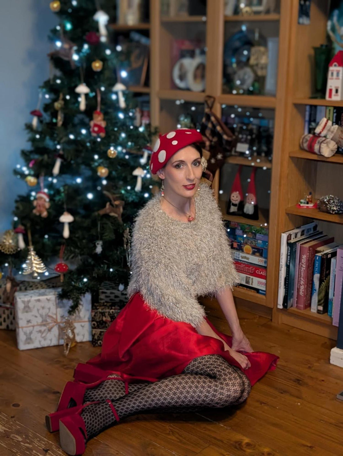 Weihnachts-Fishnetz - Winter Lace