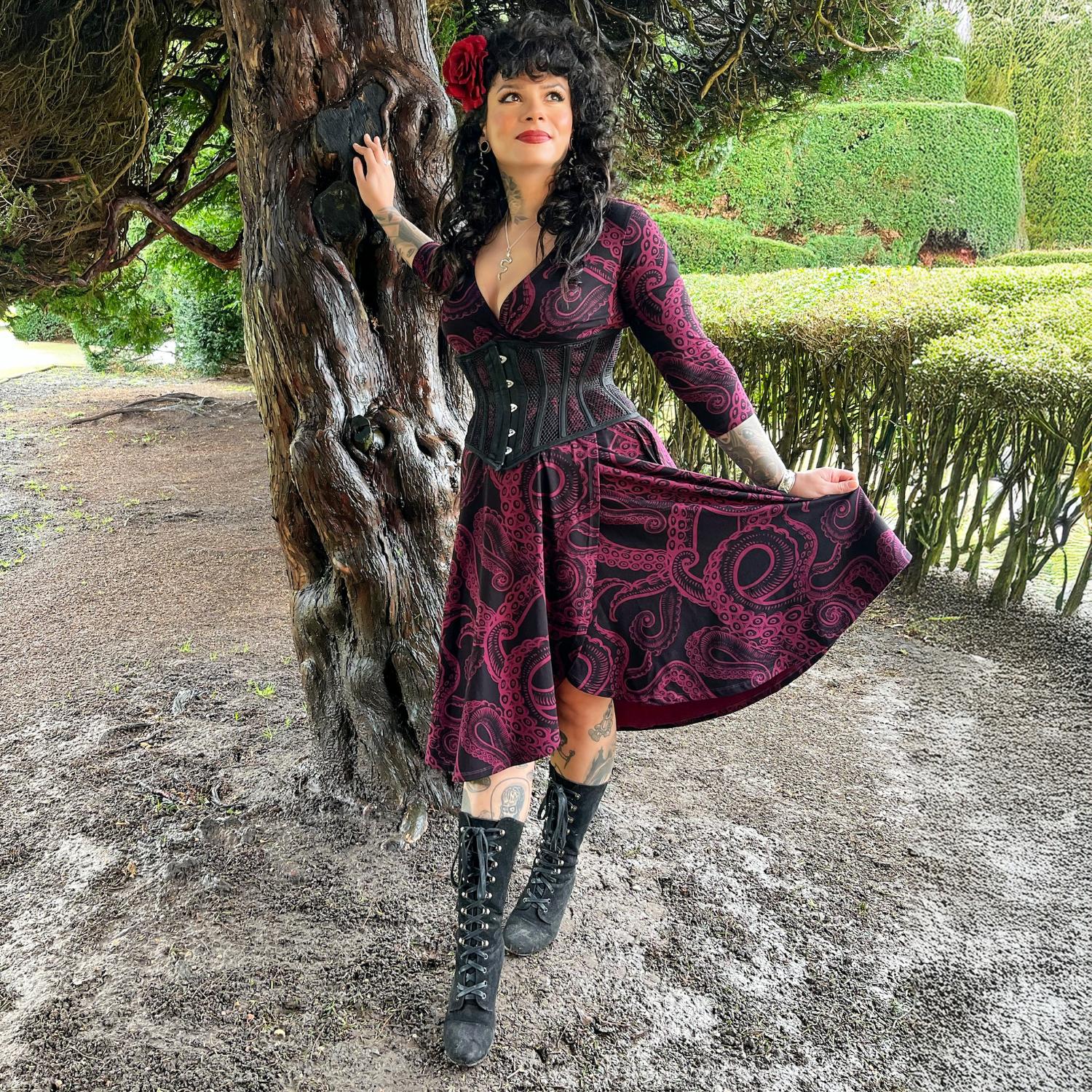 Wickelkleid – Kraken’s Embrace