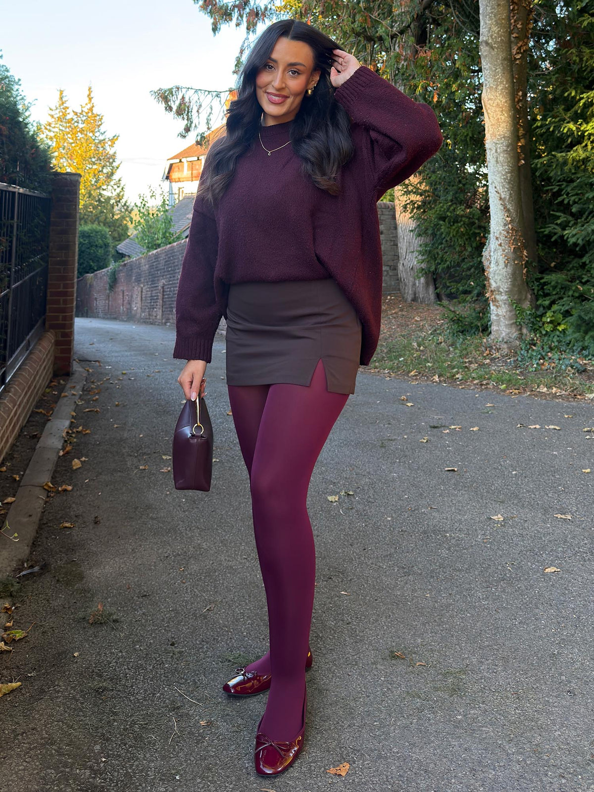 120 Denier Strumpfhosen - Cherry