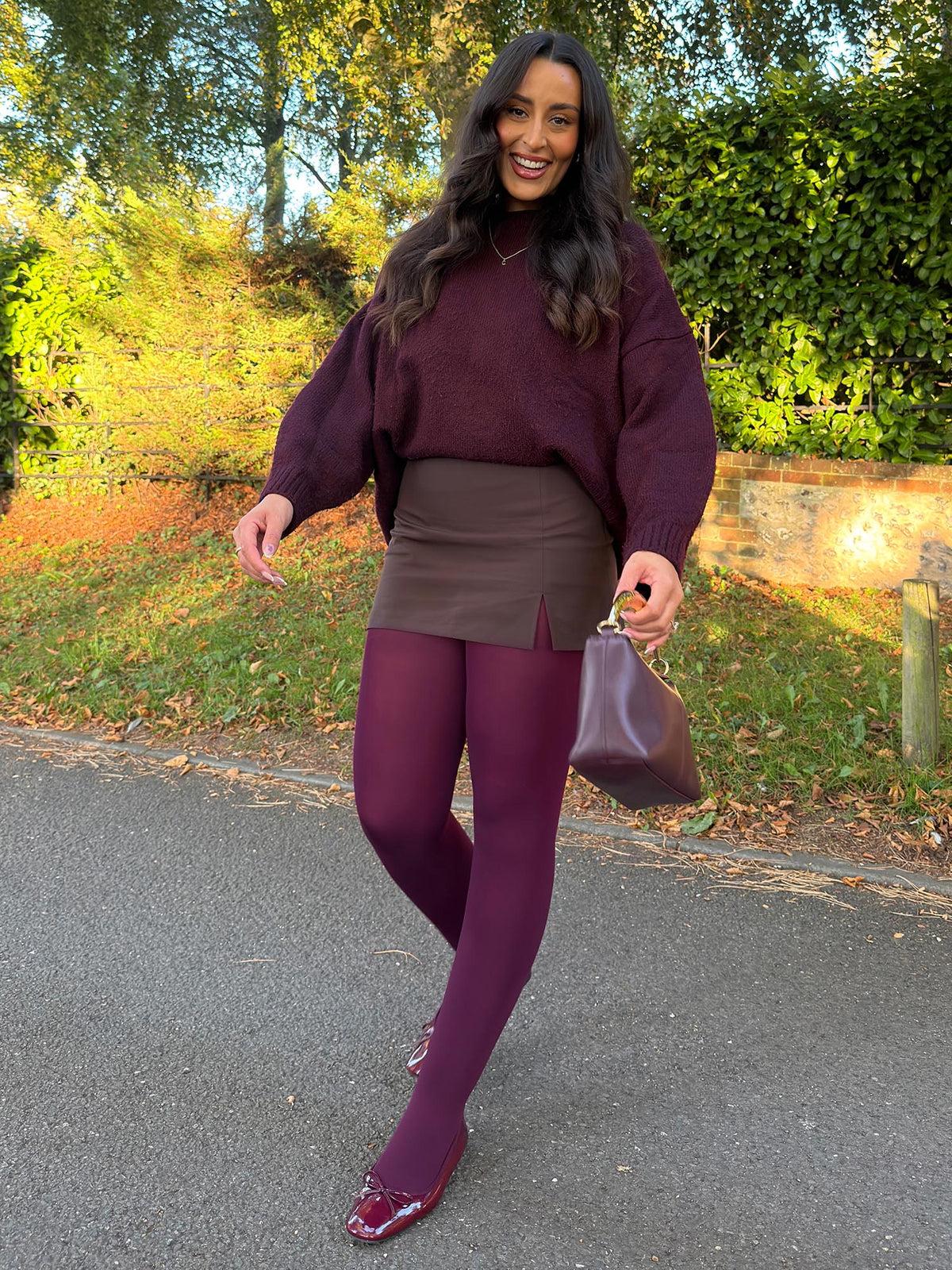 120 Denier Strumpfhosen - Cherry