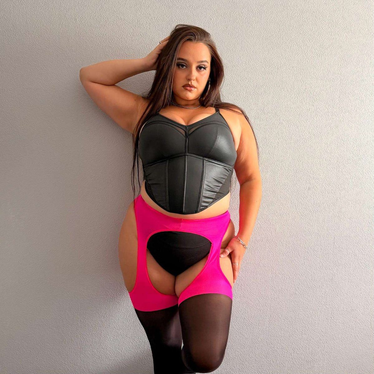 Neon-Strumpfhose in Strumpf-Optik – Totally Bitchin