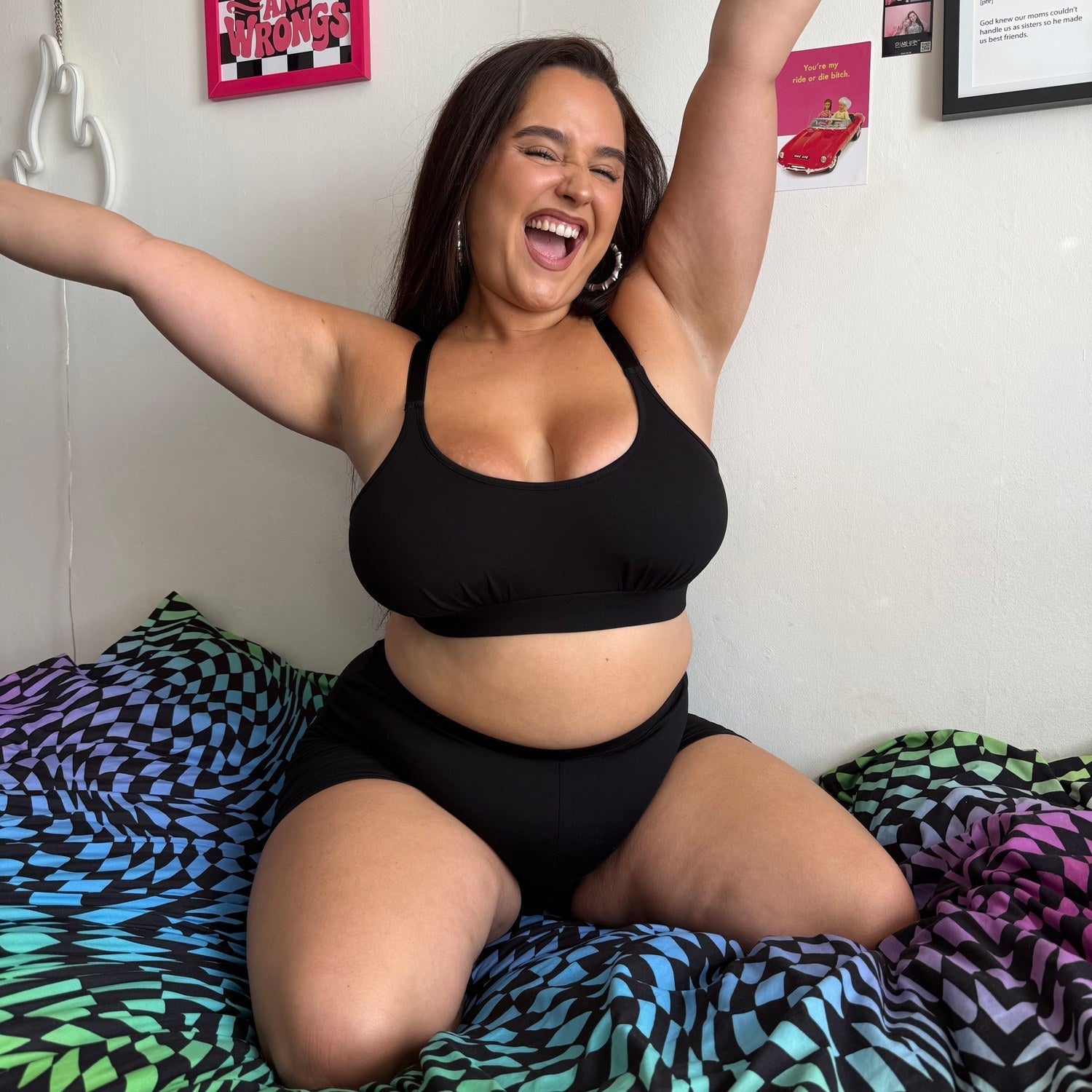 Cotton Comfort Bralette - Schwarz