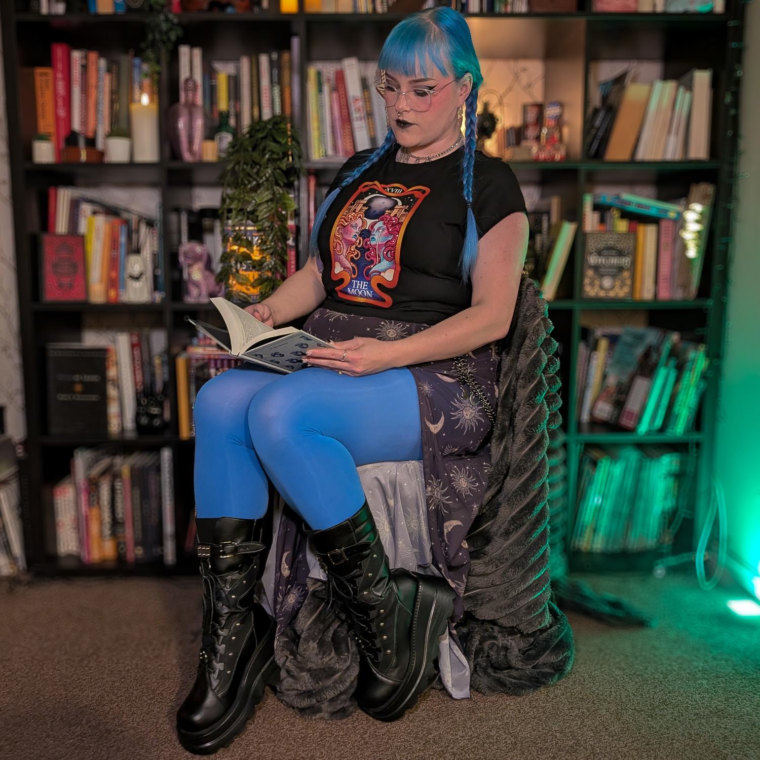 Major Arcana Baby Tee - XVIII Der Mond