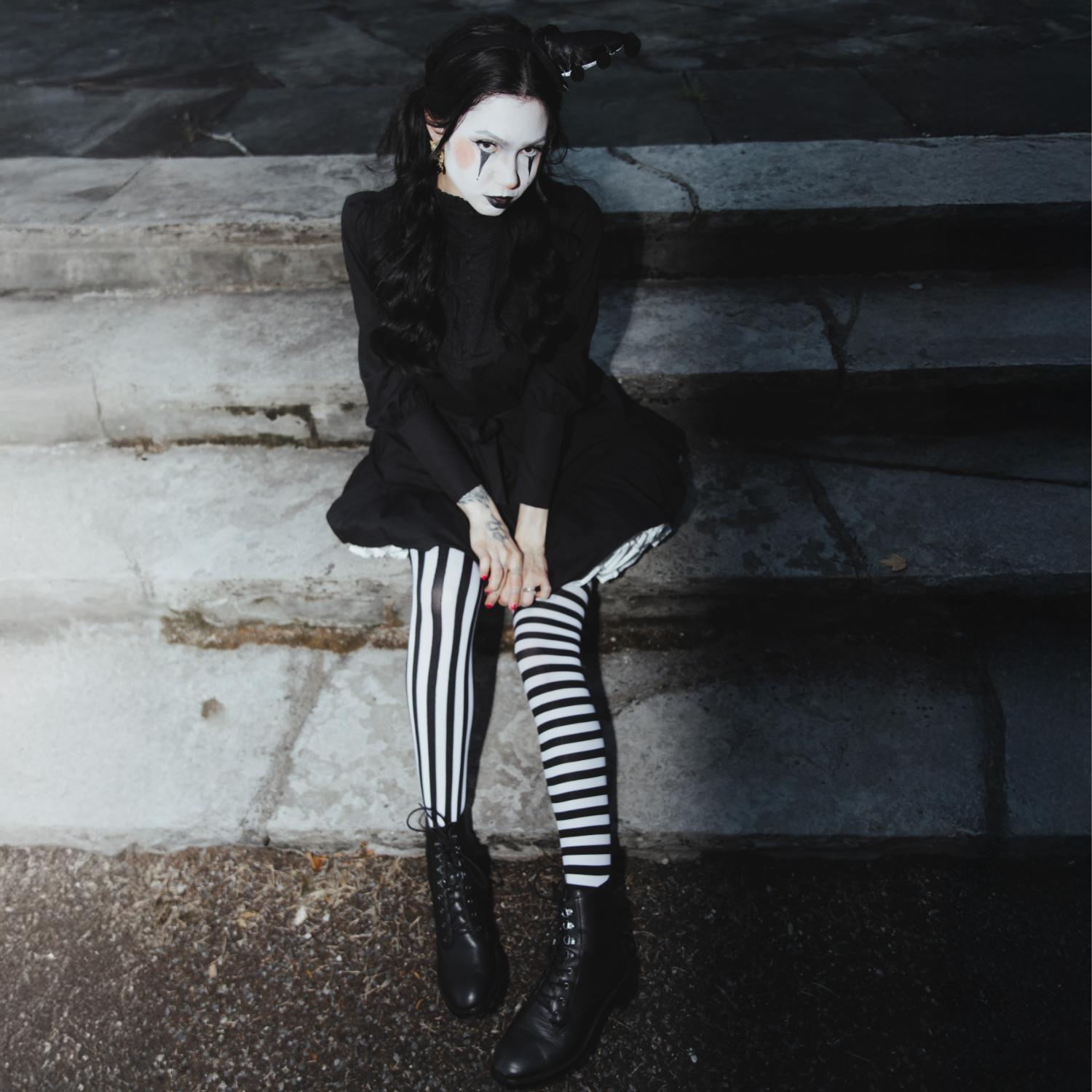 Halloween-Strumpfhose – BetelWitch – Snowball