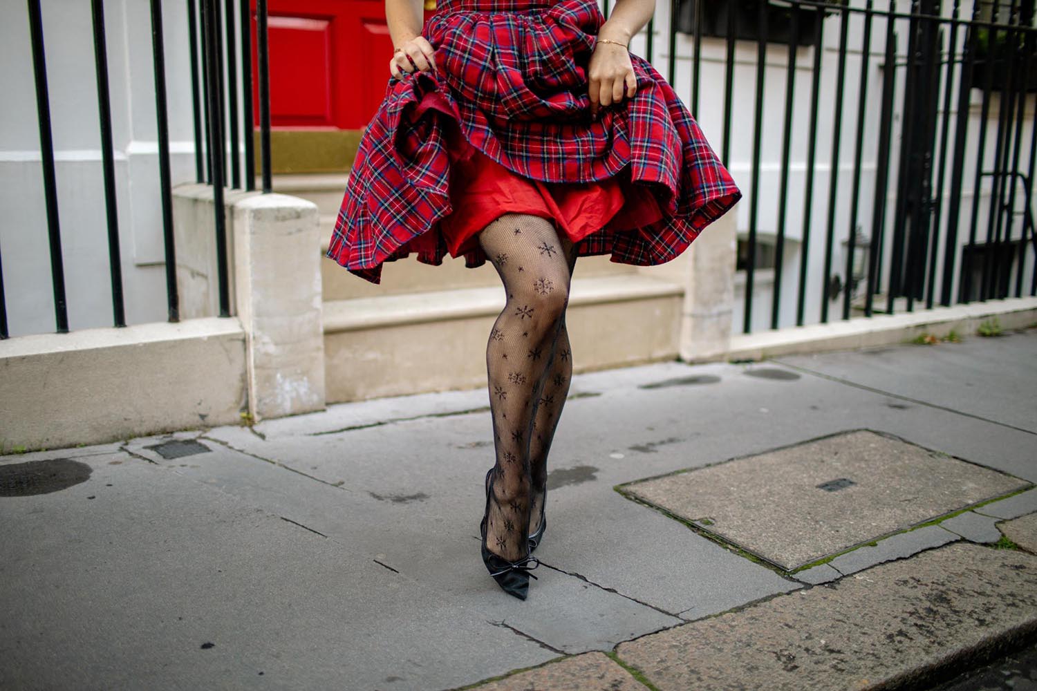 Weihnachts-Fishnetz - Ice Queen