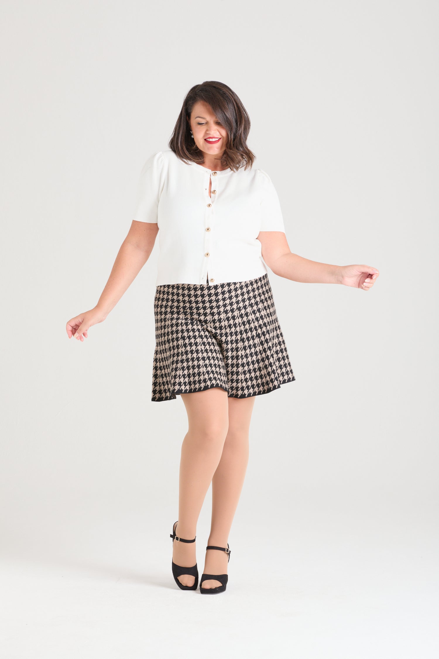 30 denier strumpbyxor - Caramel Latte