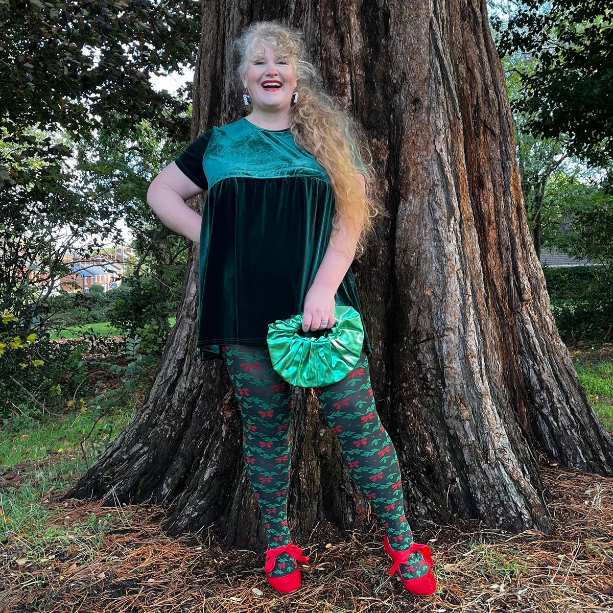 Holly Dolly Strumpfhose - Crocodile