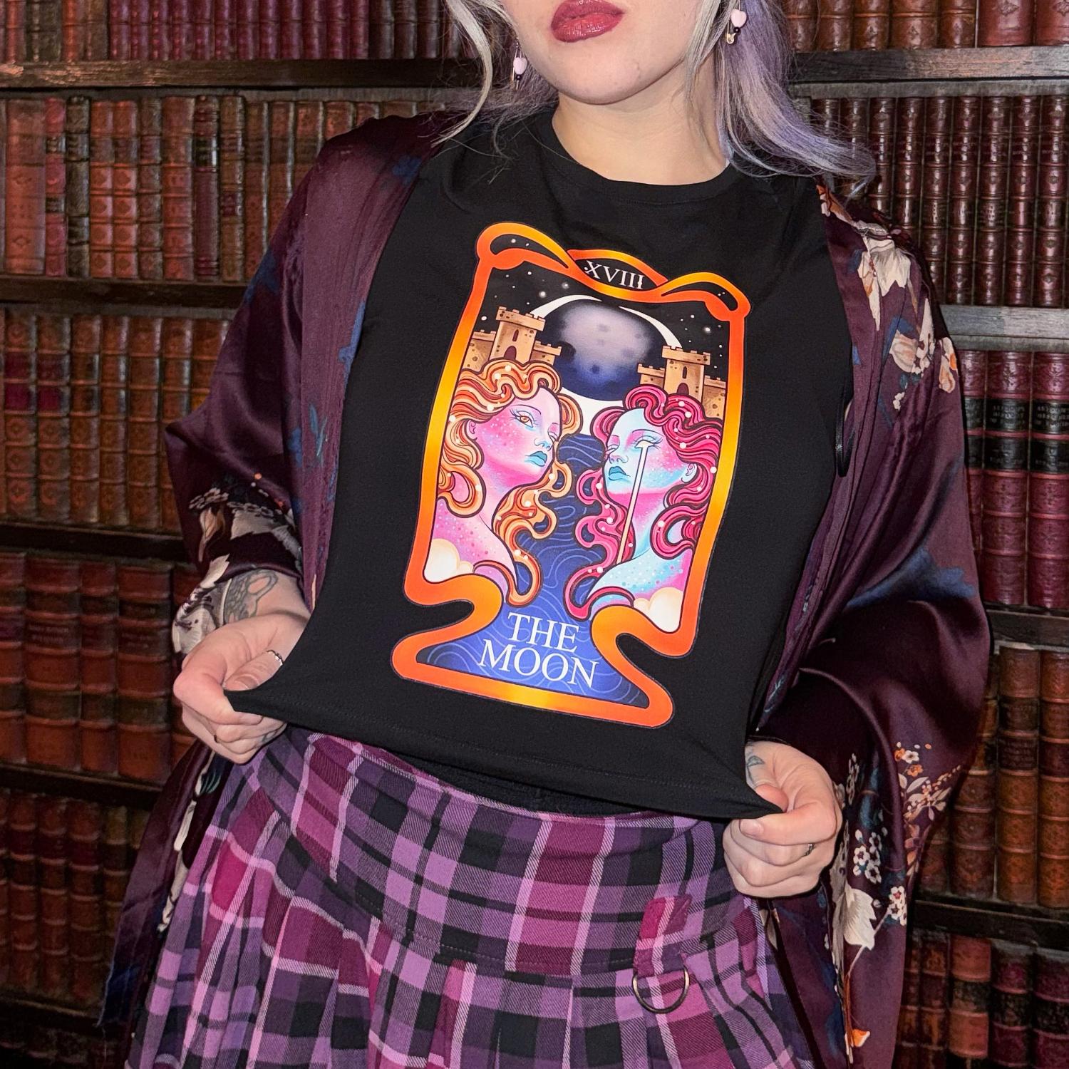 Major Arcana Baby Tee - XVIII Der Mond